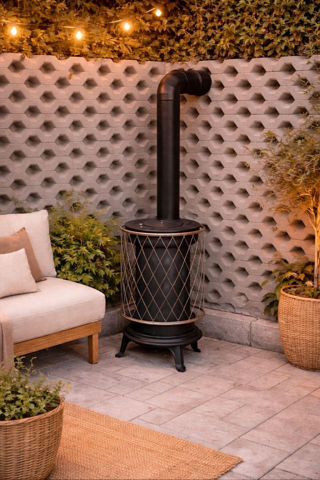 Estufa de exterior Eider Fundición de 13 kw
