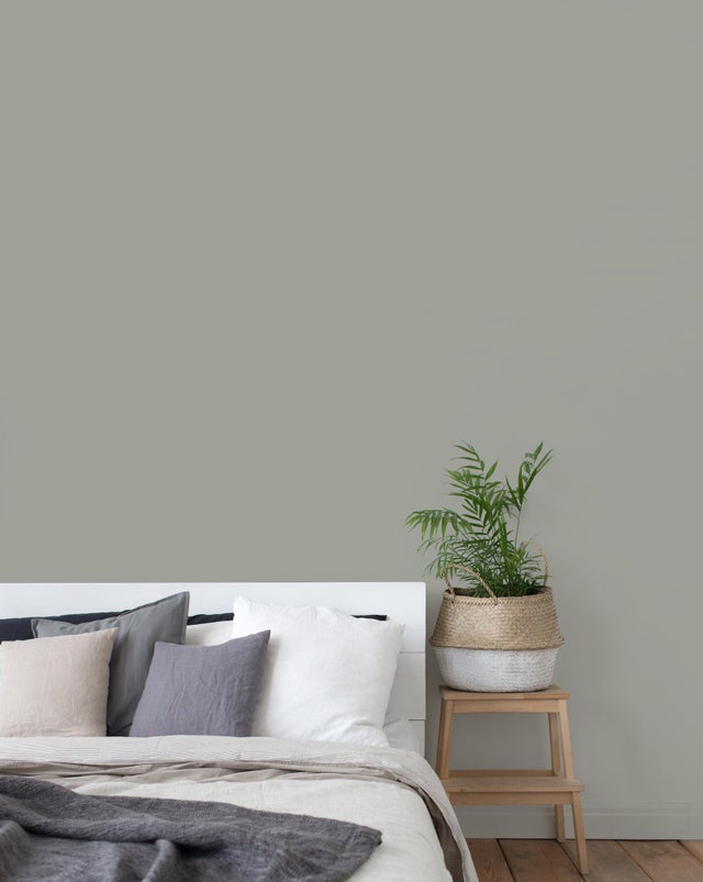 Pintura de interior Montó Monocapa Rehabit gris mate 4L para paredes y techos, tiempo de secado 1h
