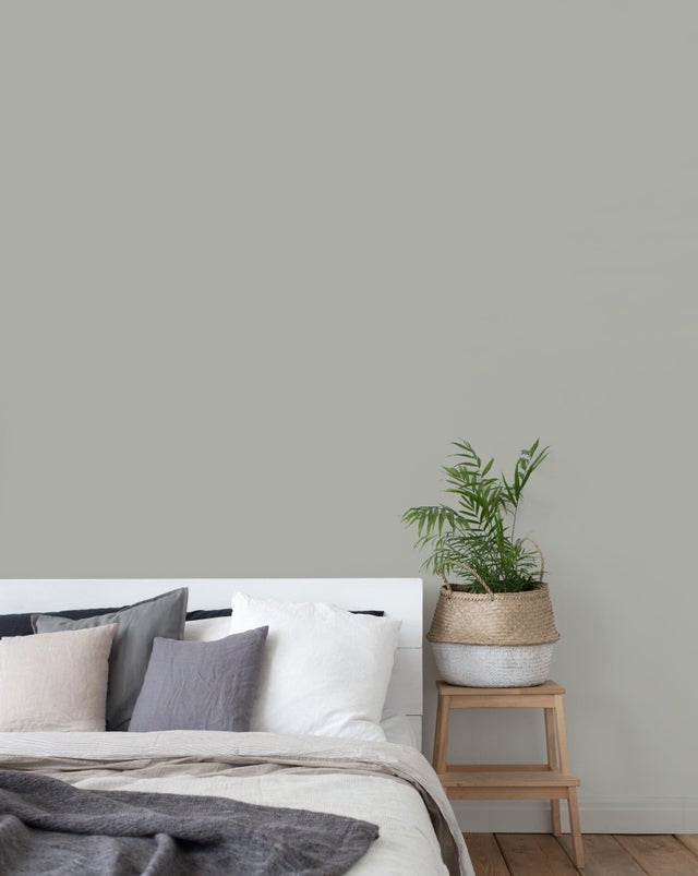 Pintura de interior Montó Monocapa Rehabit gris medio mate 4L para paredes y techos, tiempo de secado 1h
