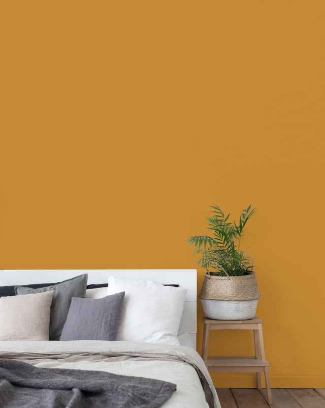 Pintura de interior Montó Monocapa Rehabit ocre intenso mate 2,5L para paredes y techos, tiempo de secado 1h
