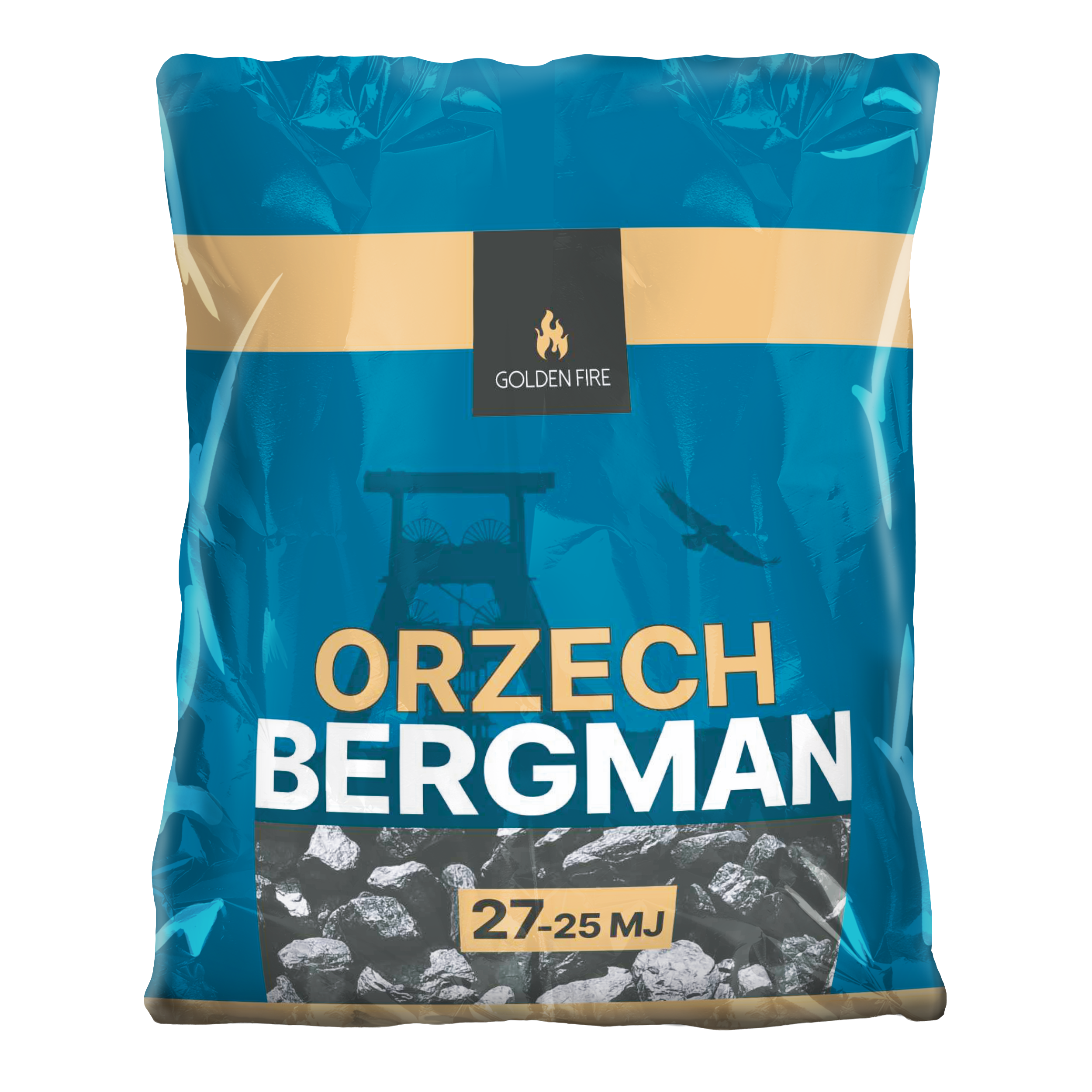 Węgiel orzech Bergman z akcyzą 20kg 26MJ/kg GOLDEN STONE