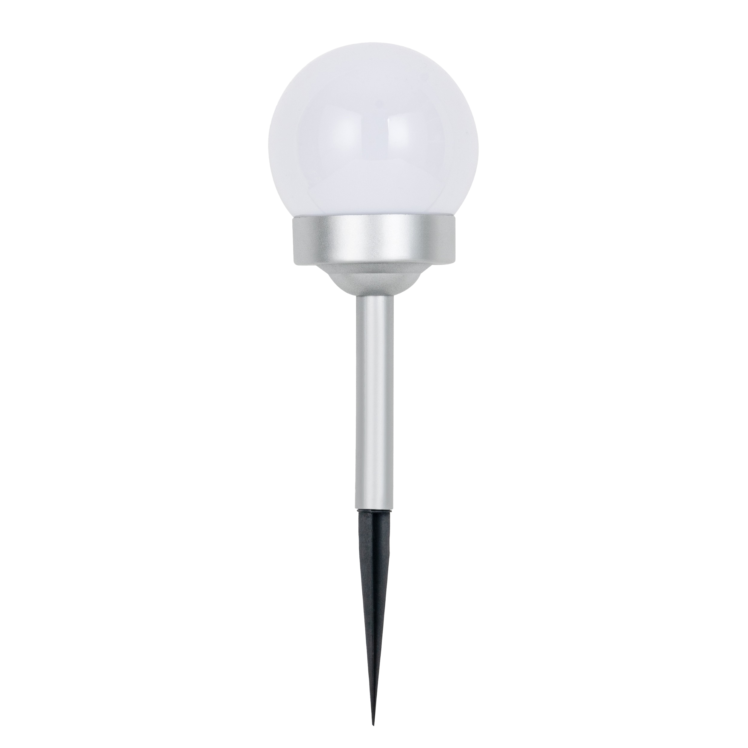 Lampa solarna wbijana LED 34 cm Neutralna Biel 1RGB 6TK