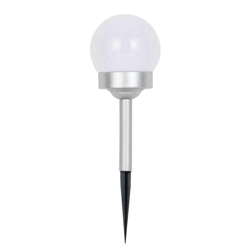 Lampa solarna wbijana LED 34 cm Neutralna Biel 1RGB 6TK