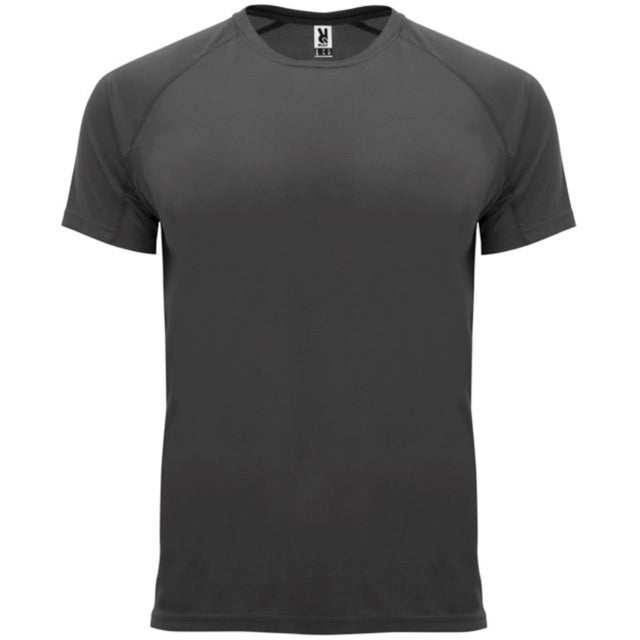 CAMISETA TÉCNICA GRIS MANGA CORTA POLIÉSTER TALLA 2XL CA0407