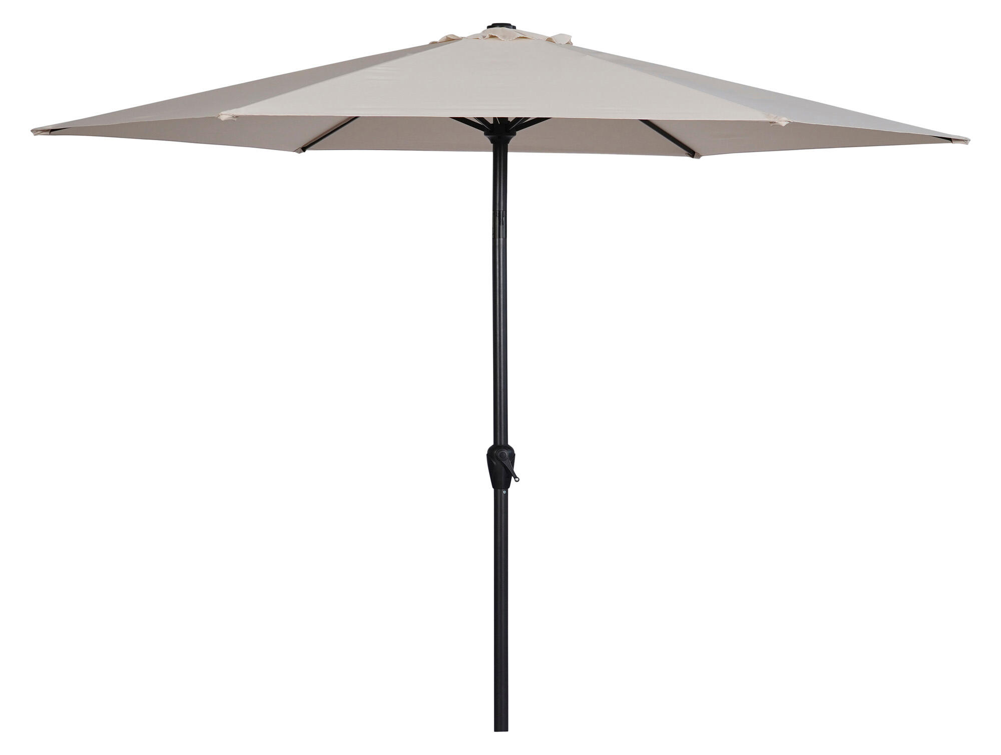 Parasol con manivela gris - 3