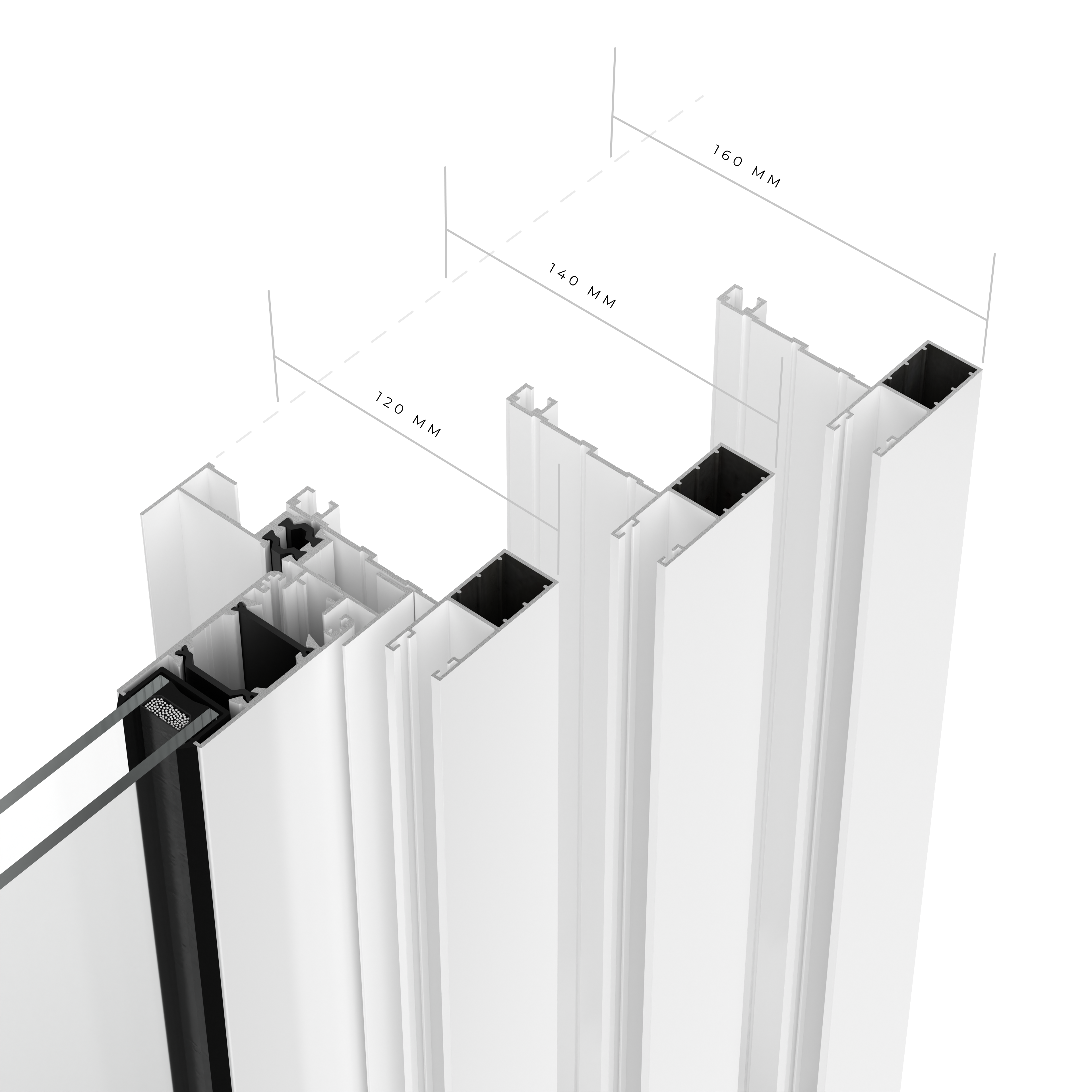VOLET ROULANT ELECTRIQUE EN ALUMINIUM BLANC 215X180 CM - 14