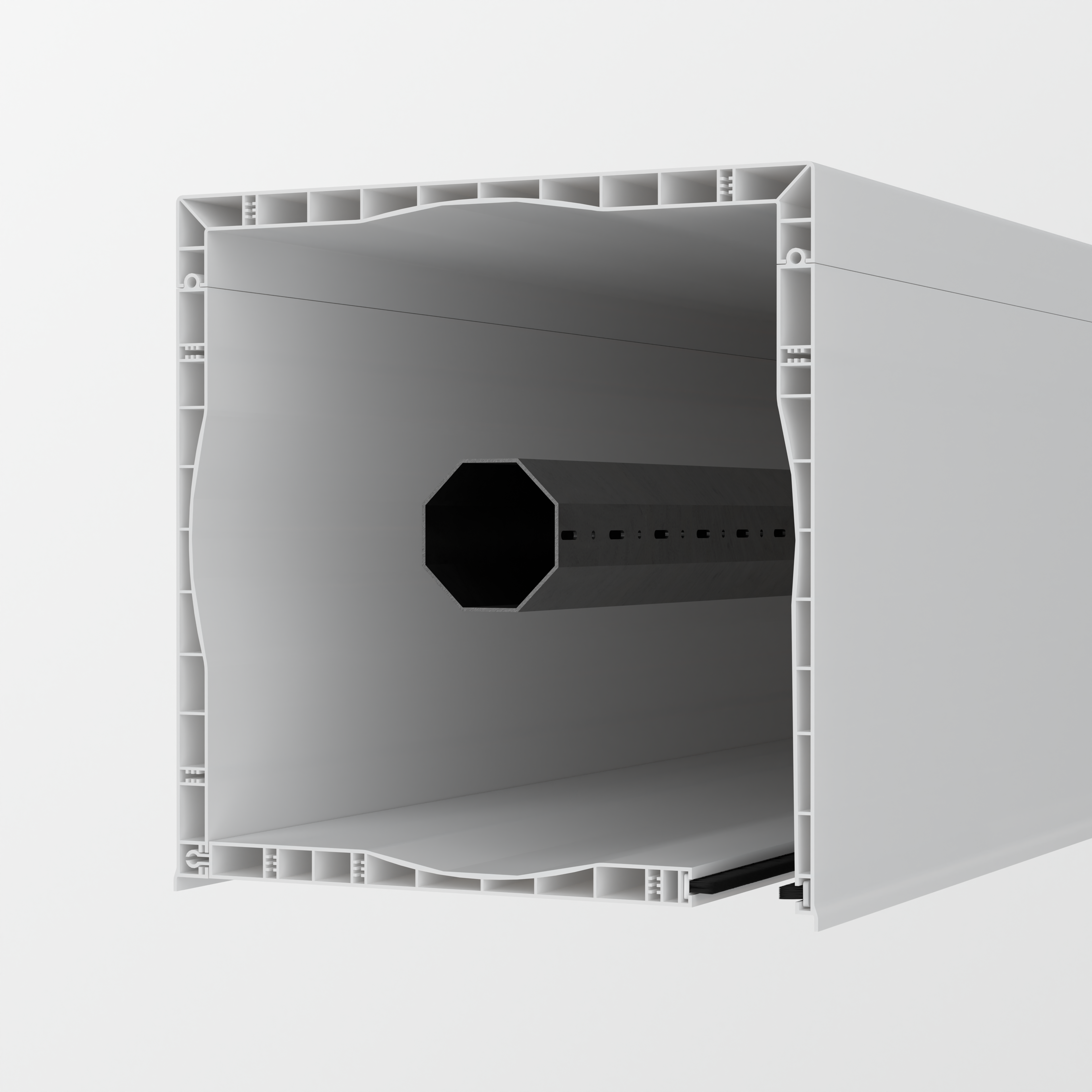 VOLET ROULANT ELECTRIQUE EN ALUMINIUM BLANC 215X180 CM - 15