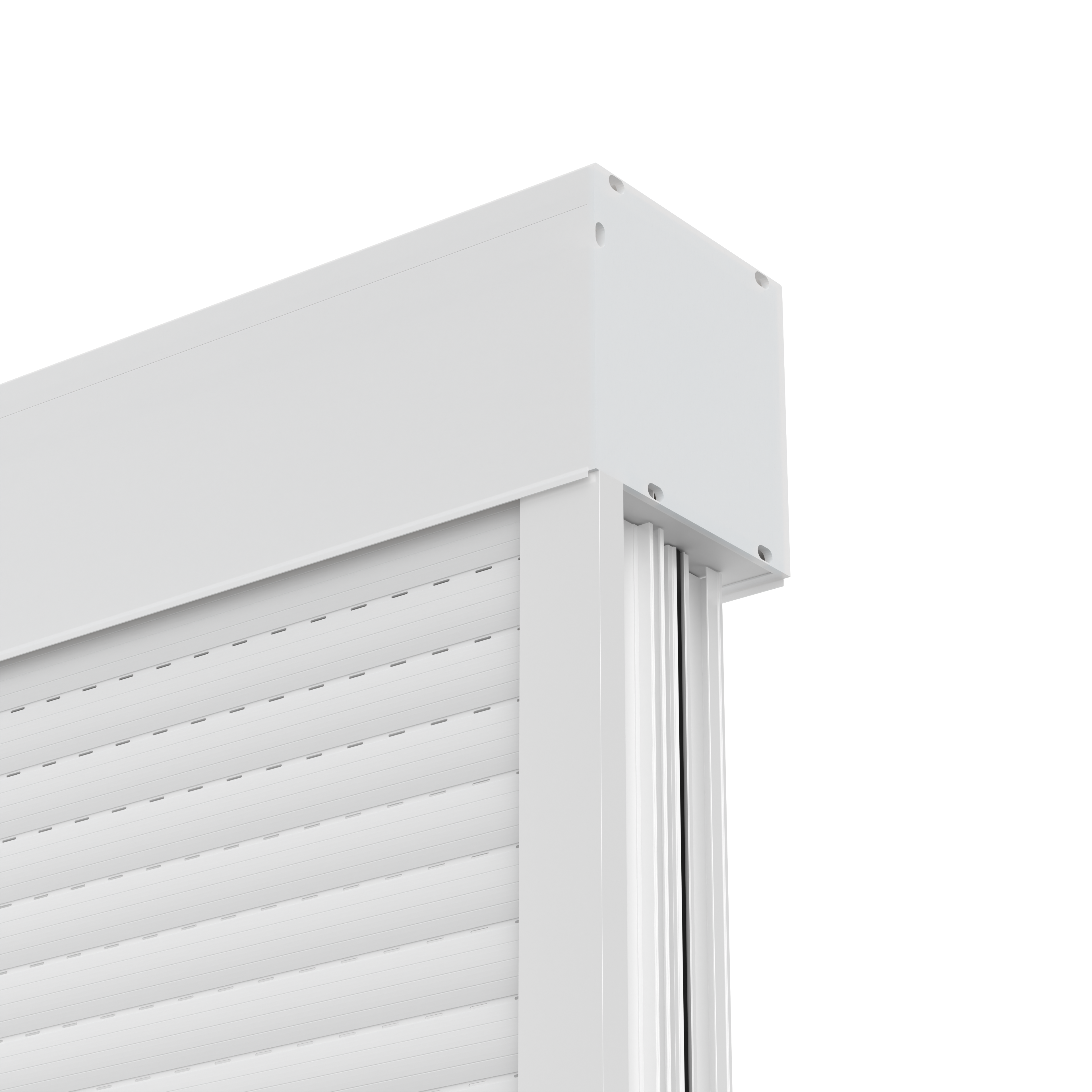 VOLET ROULANT ELECTRIQUE EN ALUMINIUM BLANC 215X180 CM - 13