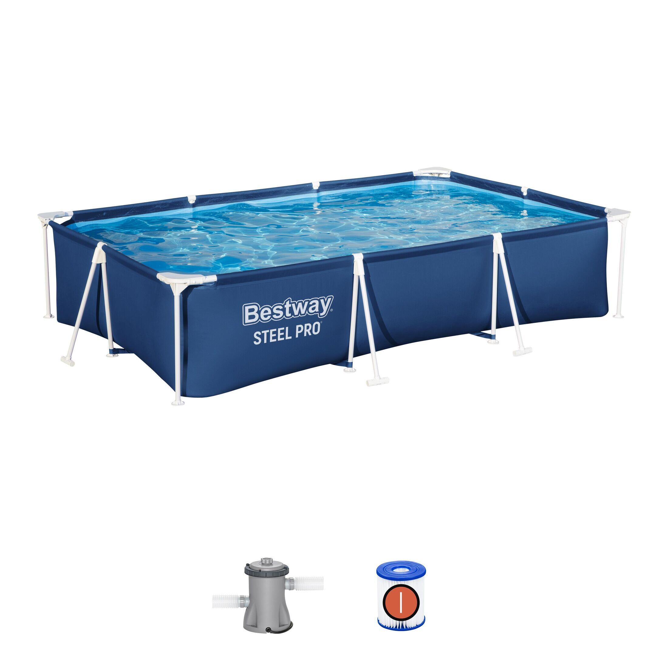 Basen stelażowy STEEL PRO 56411 Bestway 300x201x66 cm