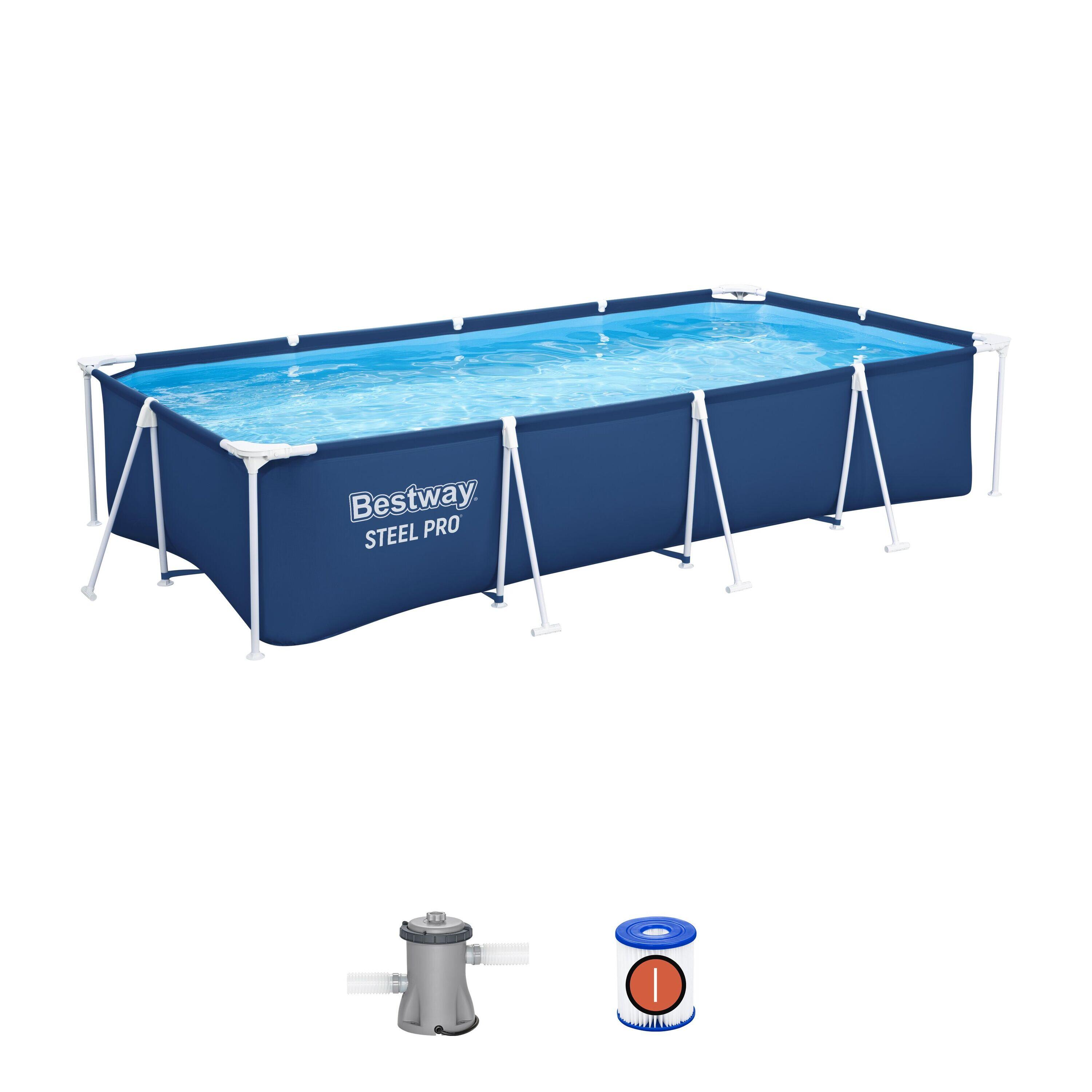 Basen stelażowy STEEL PRO 56424 Bestway 400x211x81 cm