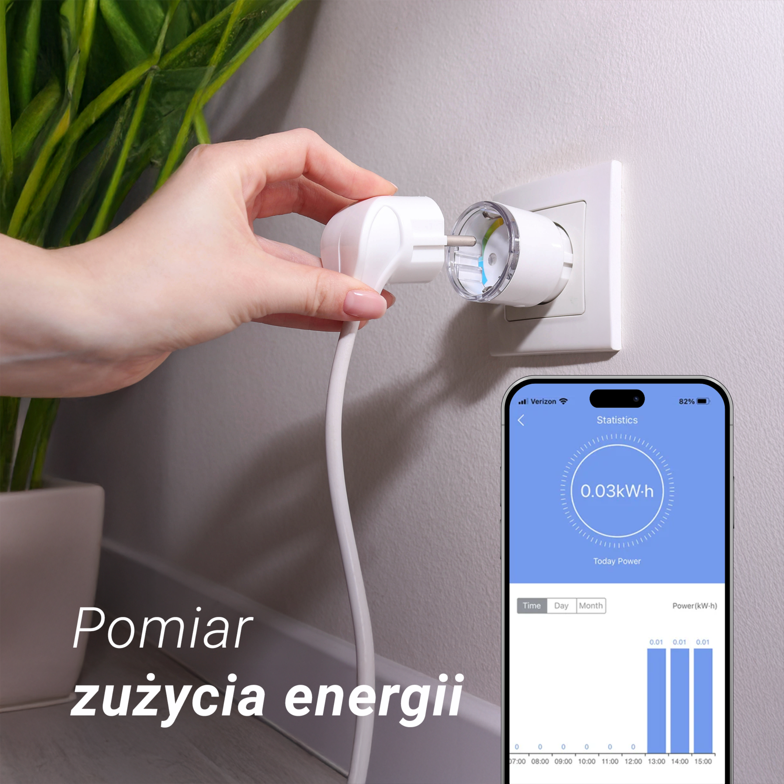 Inteligentne gniazdko WiFi T30-10E smart home EZVIZ - 7