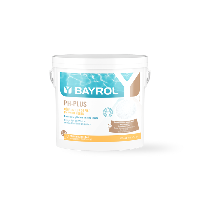 Réhausseur de ph en granulés  seau de 5 kg - BY PH-PLUS - BAYROL