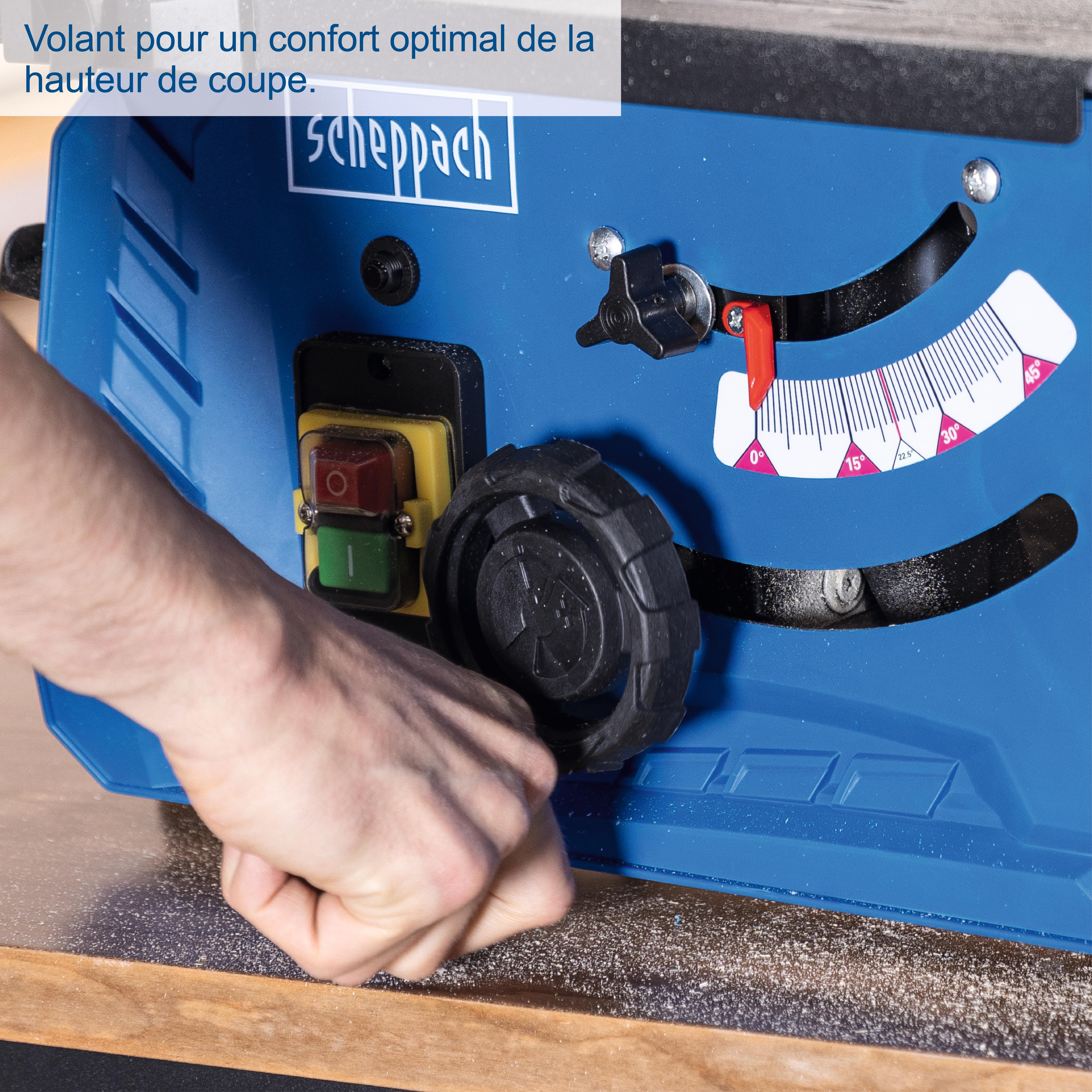 Scie sur table SCHEPPACH D.210mm, 1500W - 5