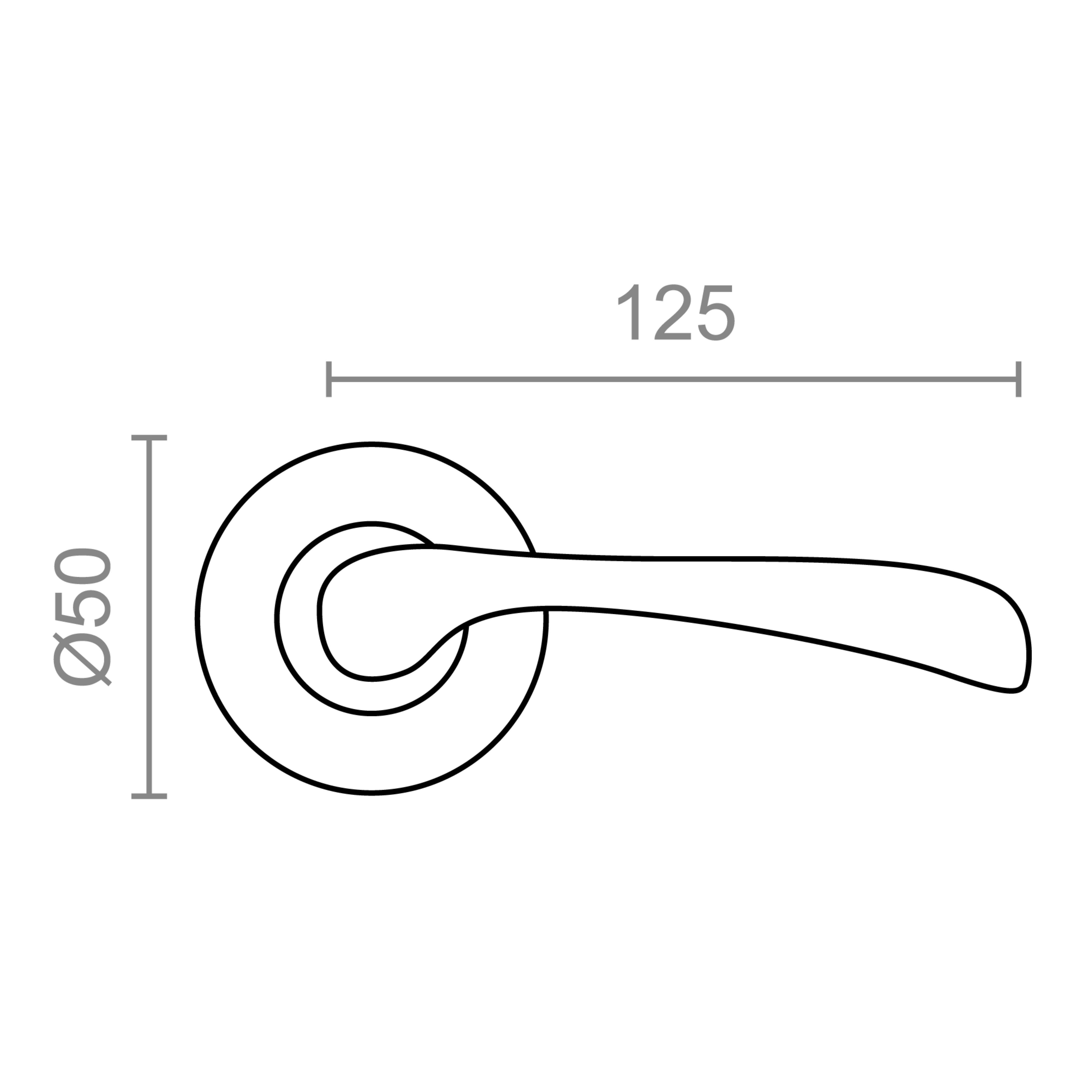JUEGO DE ROSETA ALUMINIO 484 NÍQUEL SATINADO - 2