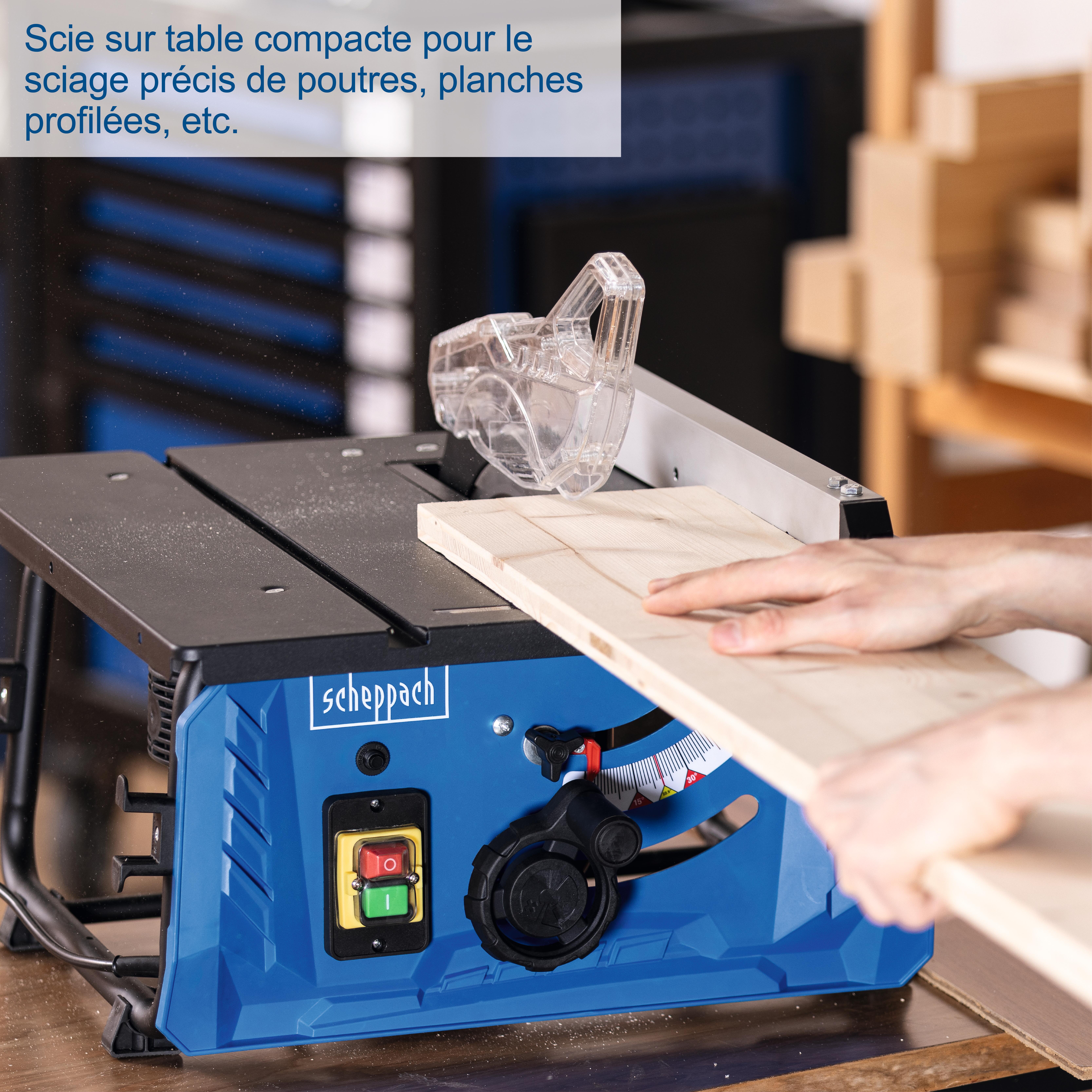 Scie sur table SCHEPPACH D.210mm, 1500W - 6