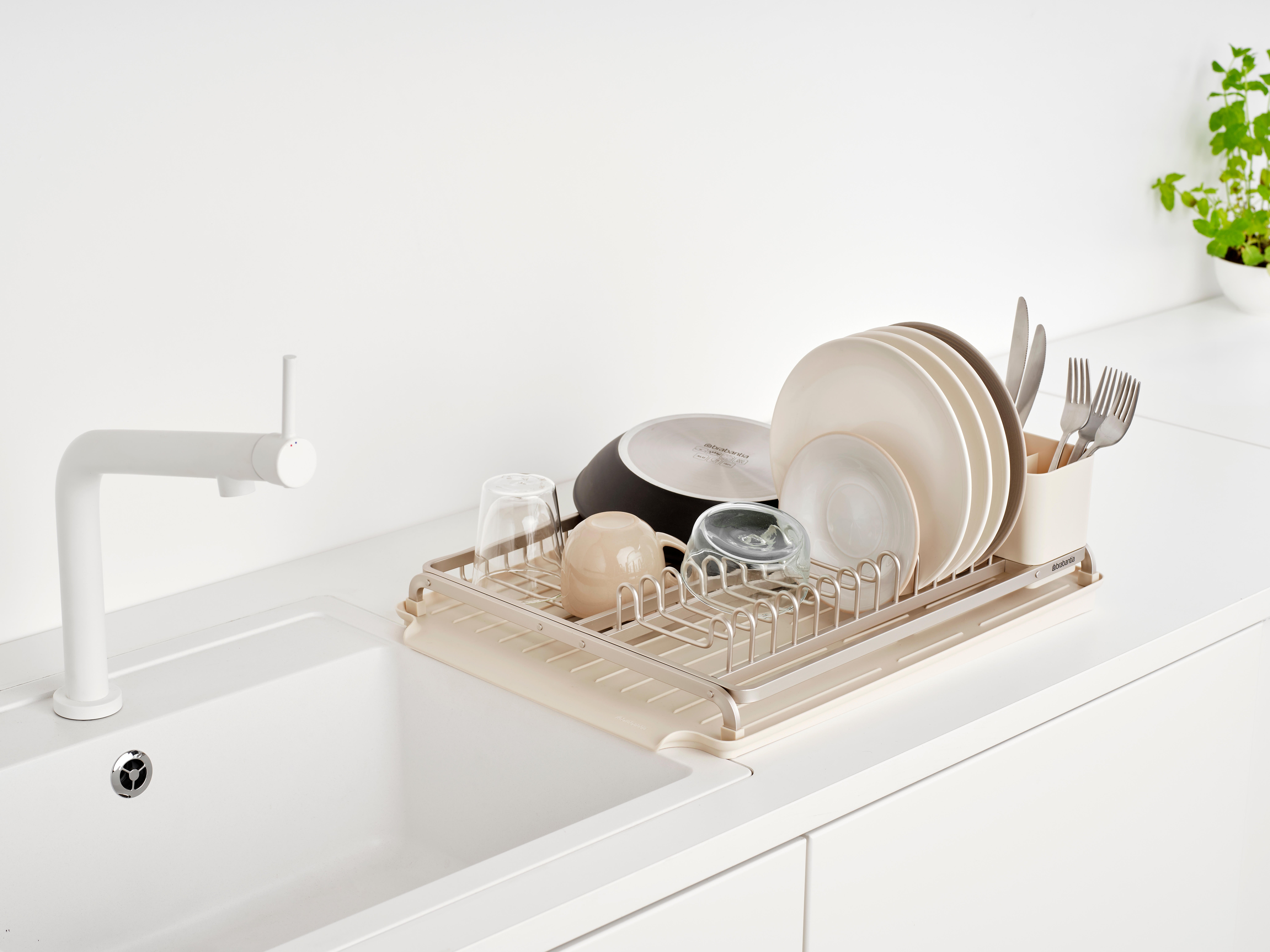 Égouttoir à vaisselle BRABANTIA aluminium beige 38.5 cm - 4