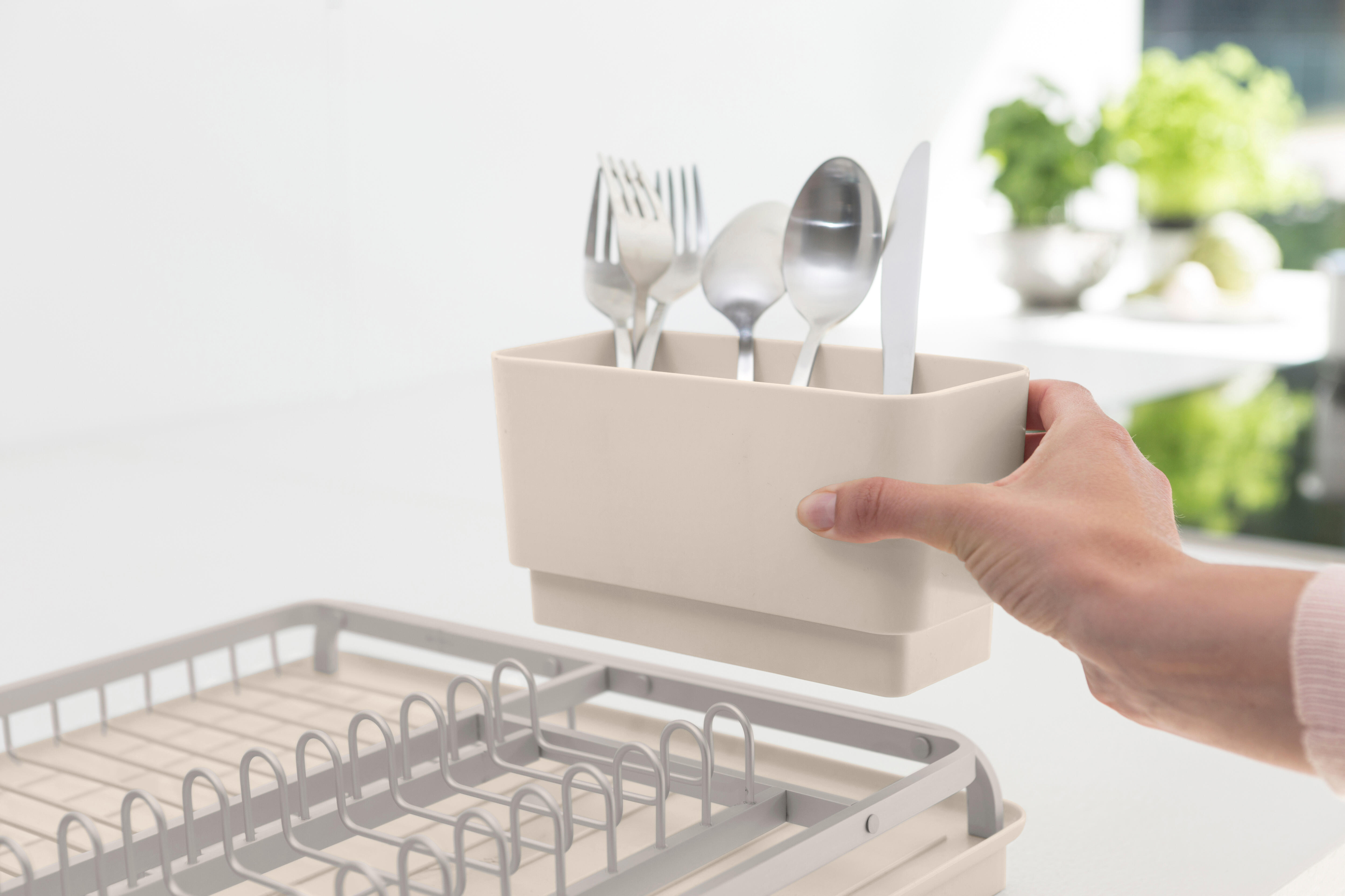 Égouttoir à vaisselle BRABANTIA aluminium beige 38.5 cm - 2
