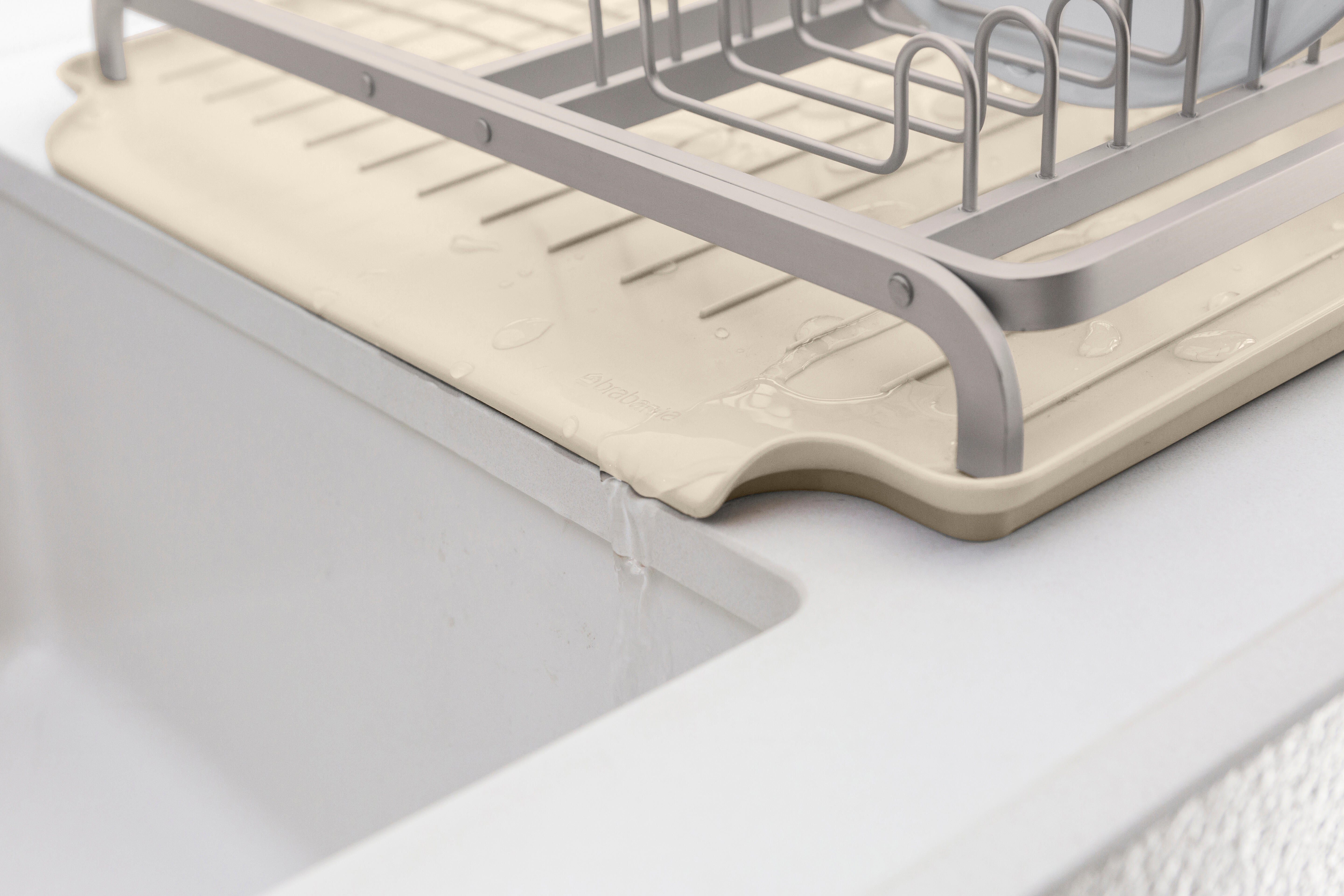 Égouttoir à vaisselle BRABANTIA aluminium beige 38.5 cm - 6