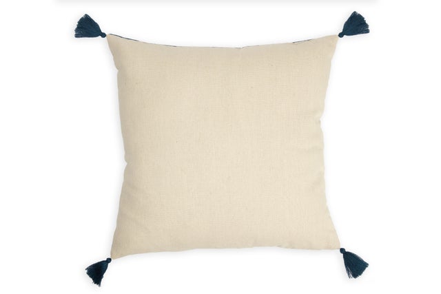 Almofada Melisse 40x40cm poliéster azul