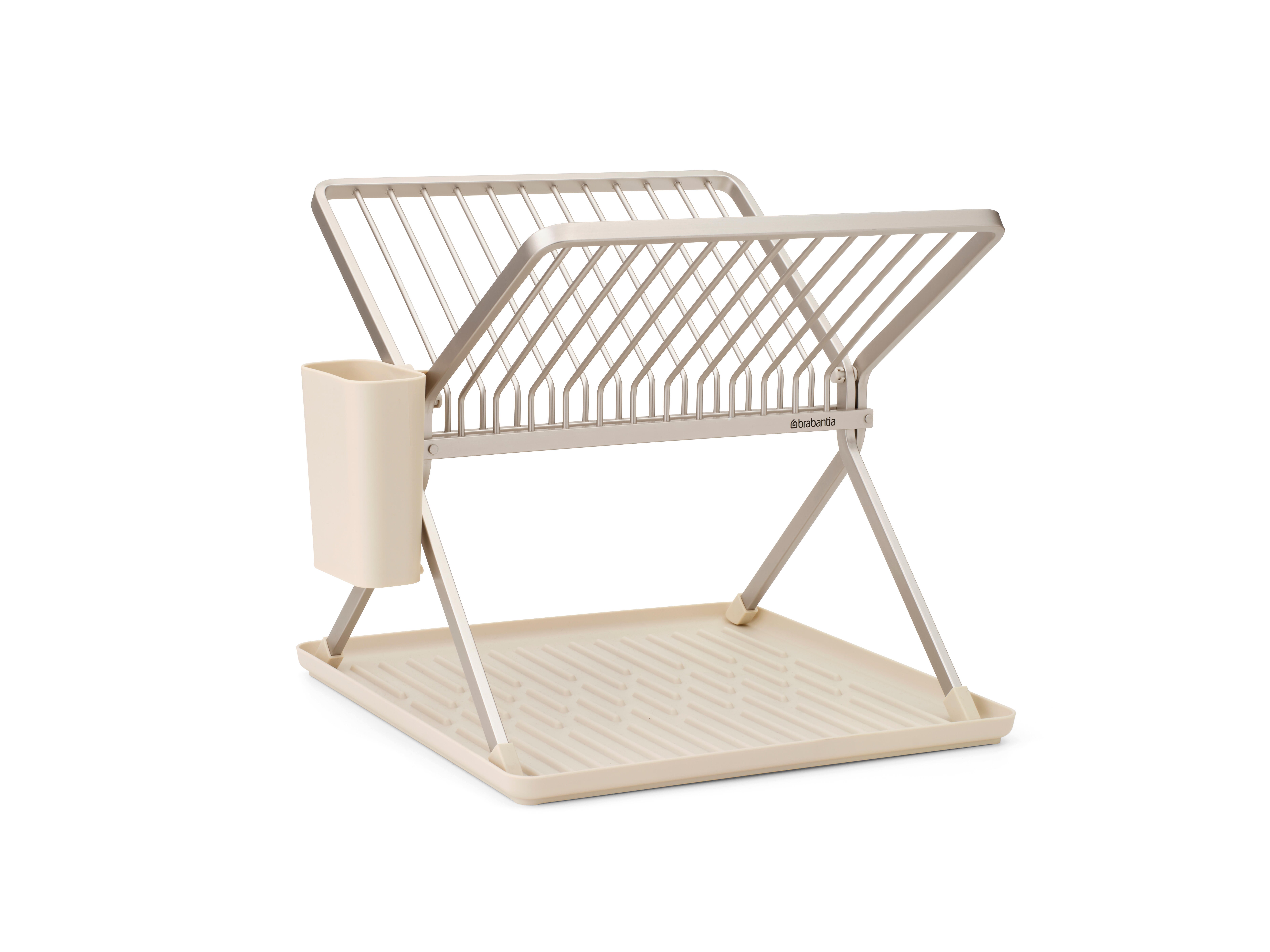 Brabantia Escurreplatos De Aluminio Plegable 20X46.3x12.5 Cm Beige Aluminio, Leroy Merlin
