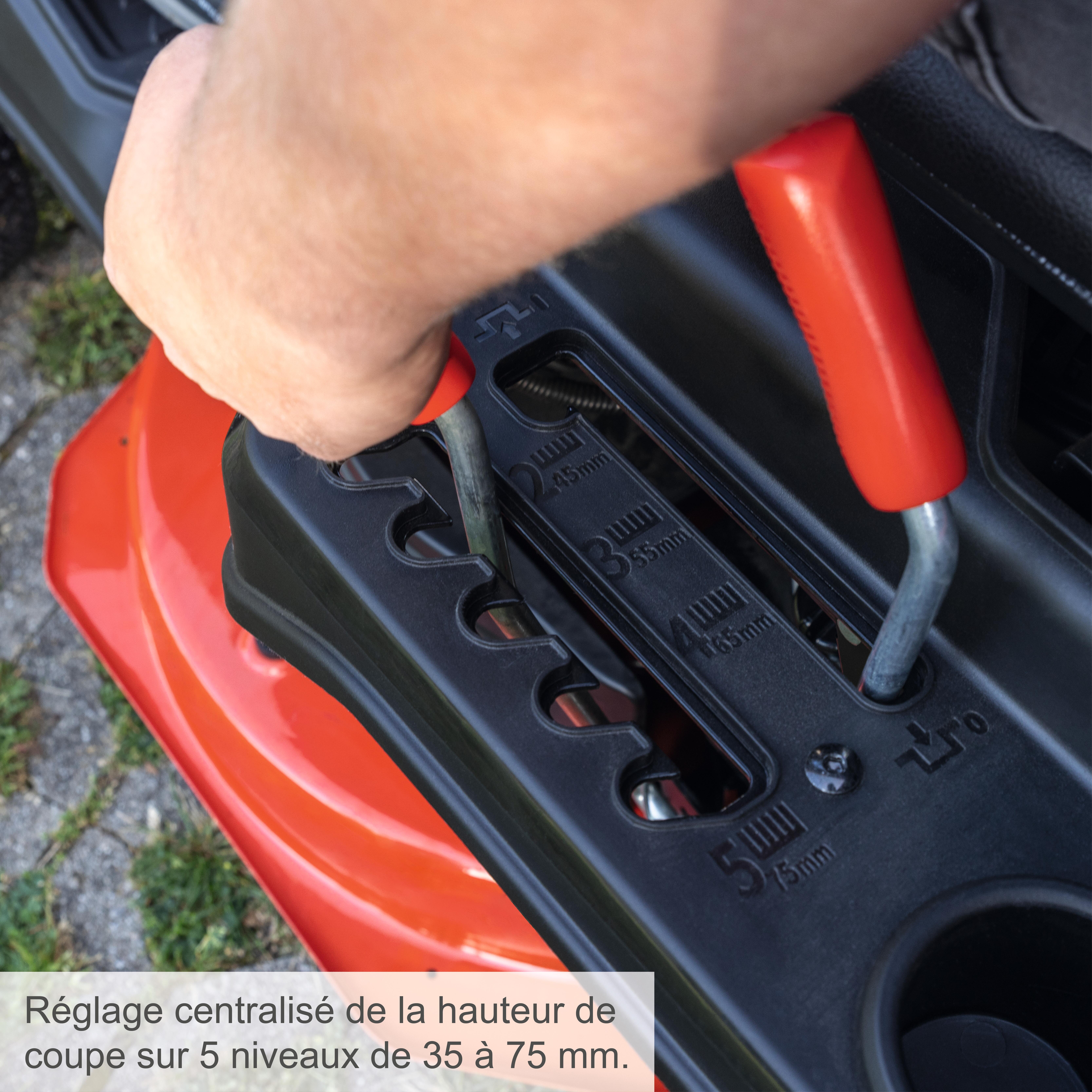 Tondeuse autoportée Rider thermique SCHEPPACH MR225-61, 224 cm³ l.61 cm - 3