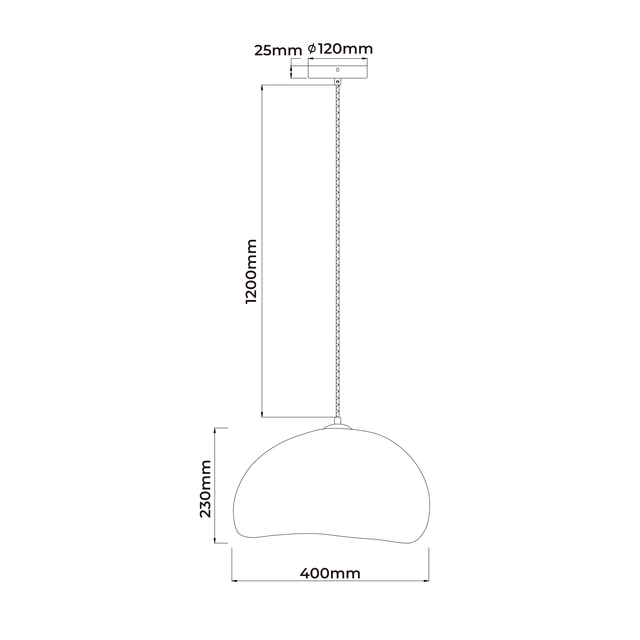 Lampa wisząca Nube GX53 40 cm biała Light Prestige - 3