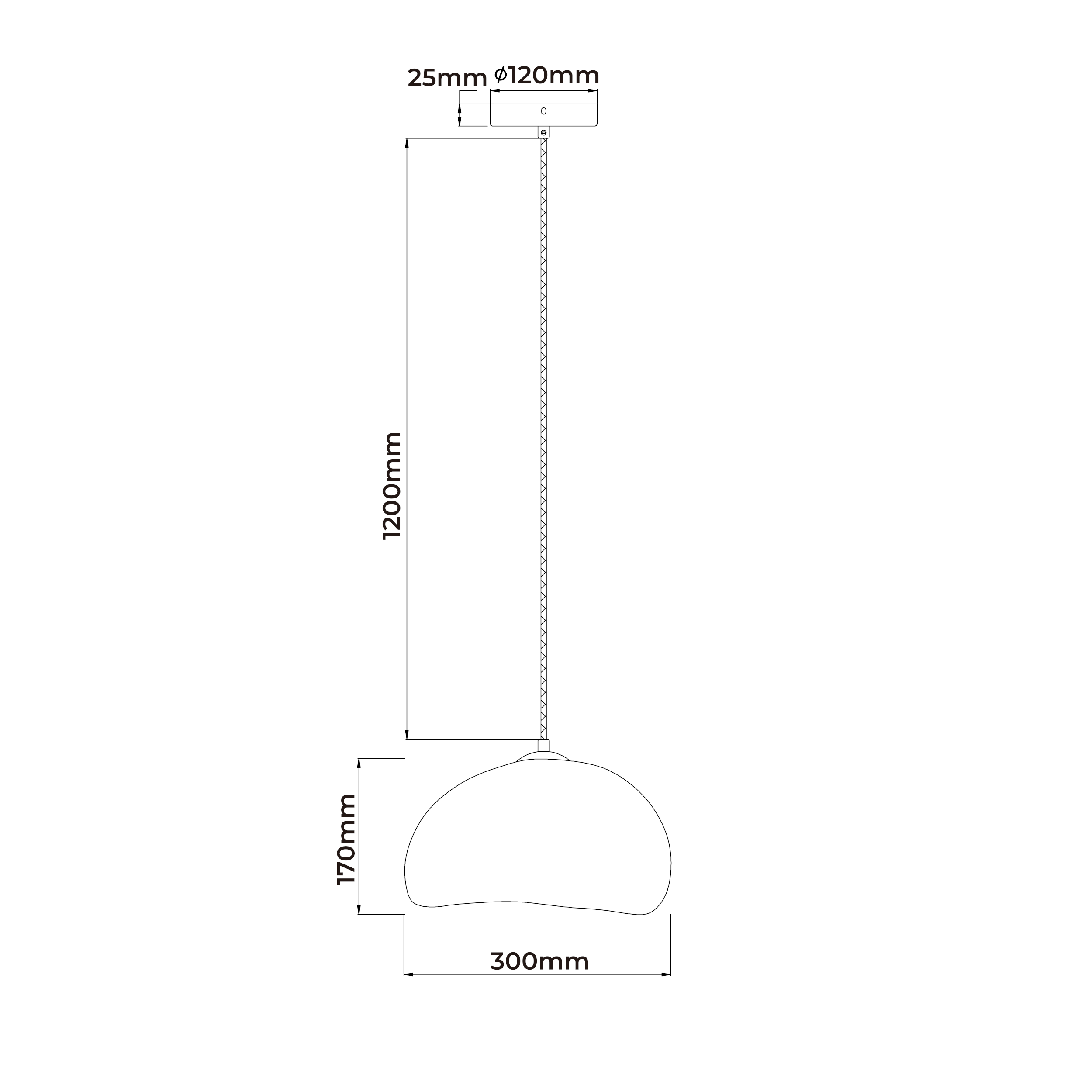 Lampa wisząca Nube GX53 30 cm biała Light Prestige - 3