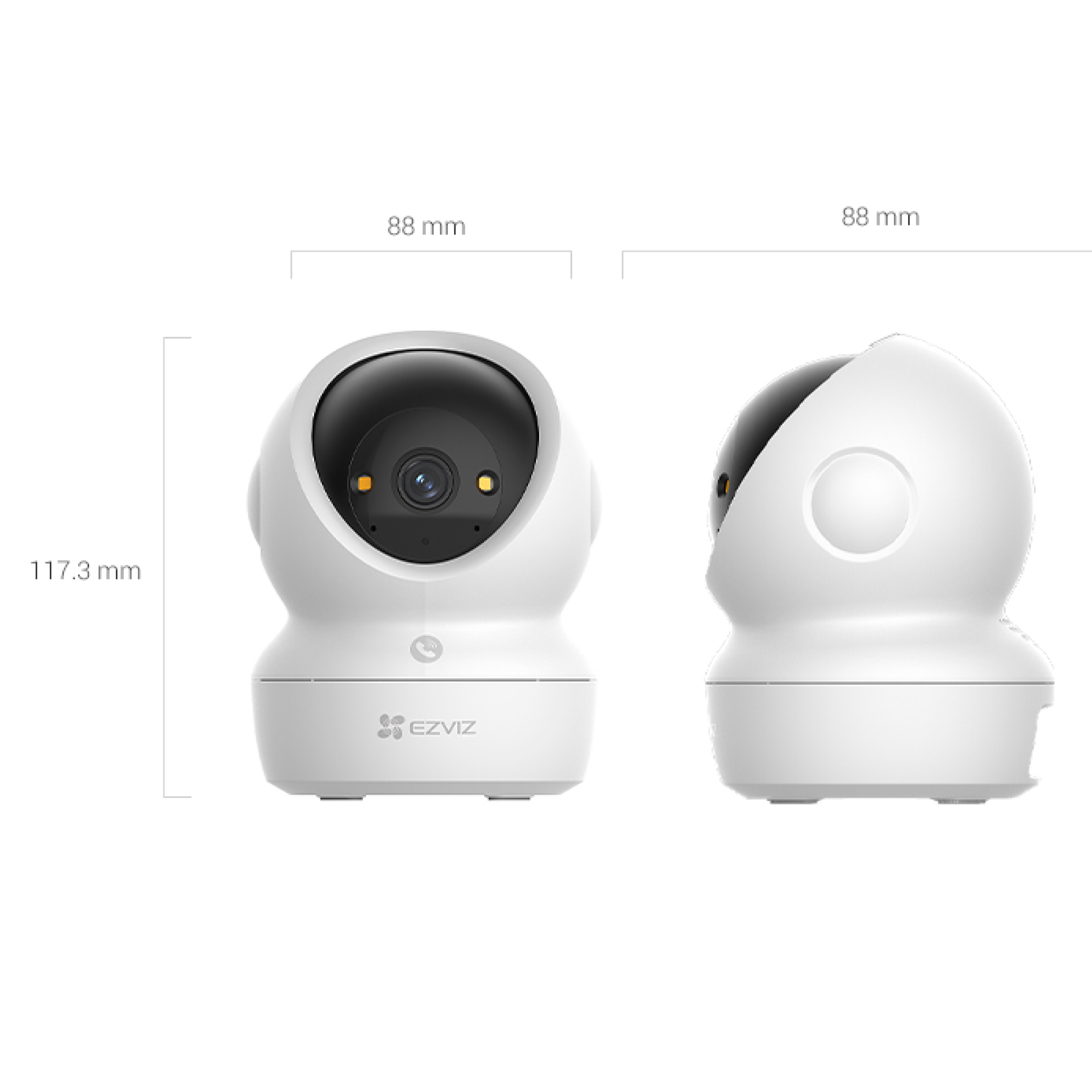 Kamera wewnętrzna obrotowa EZ-H6C-5MP 3K Ezviz - 2