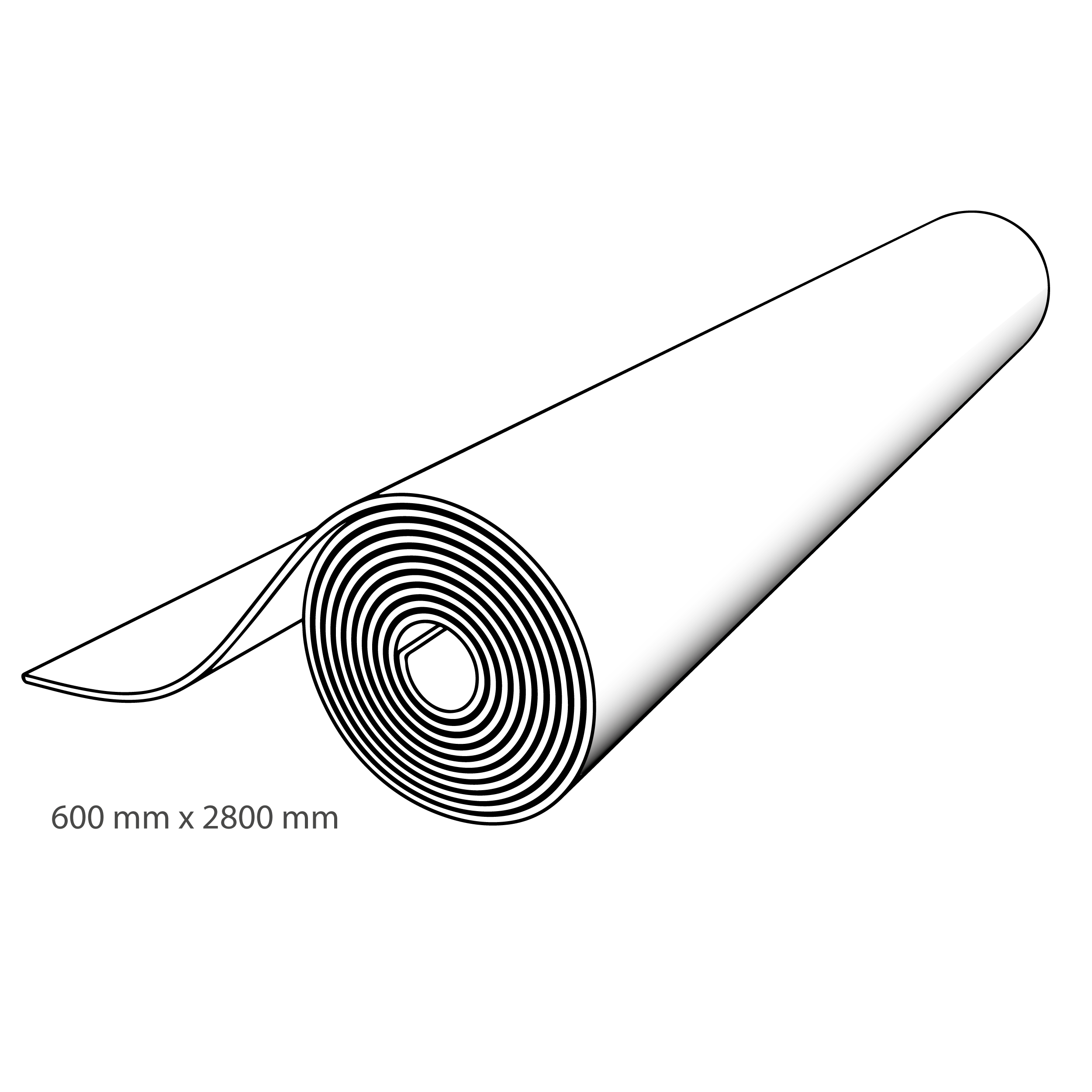 Panele ścienne samoprzylepne w rolce poliuretan 280x60 cm Beton ciemny szary PSBR-C1002 - 3