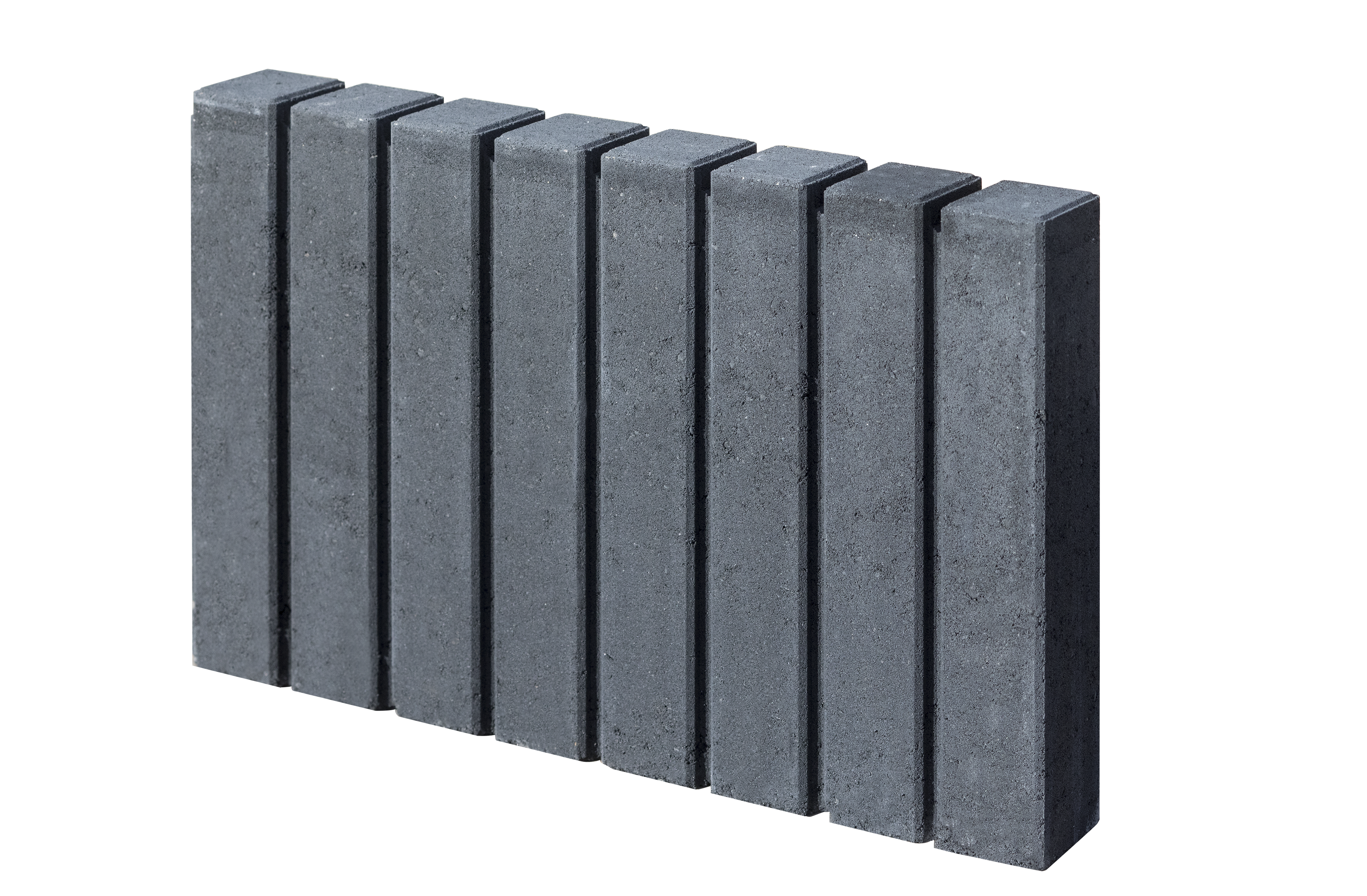 Obrzeże proste betonowe grafitowe 51x31x6 cm Tetron