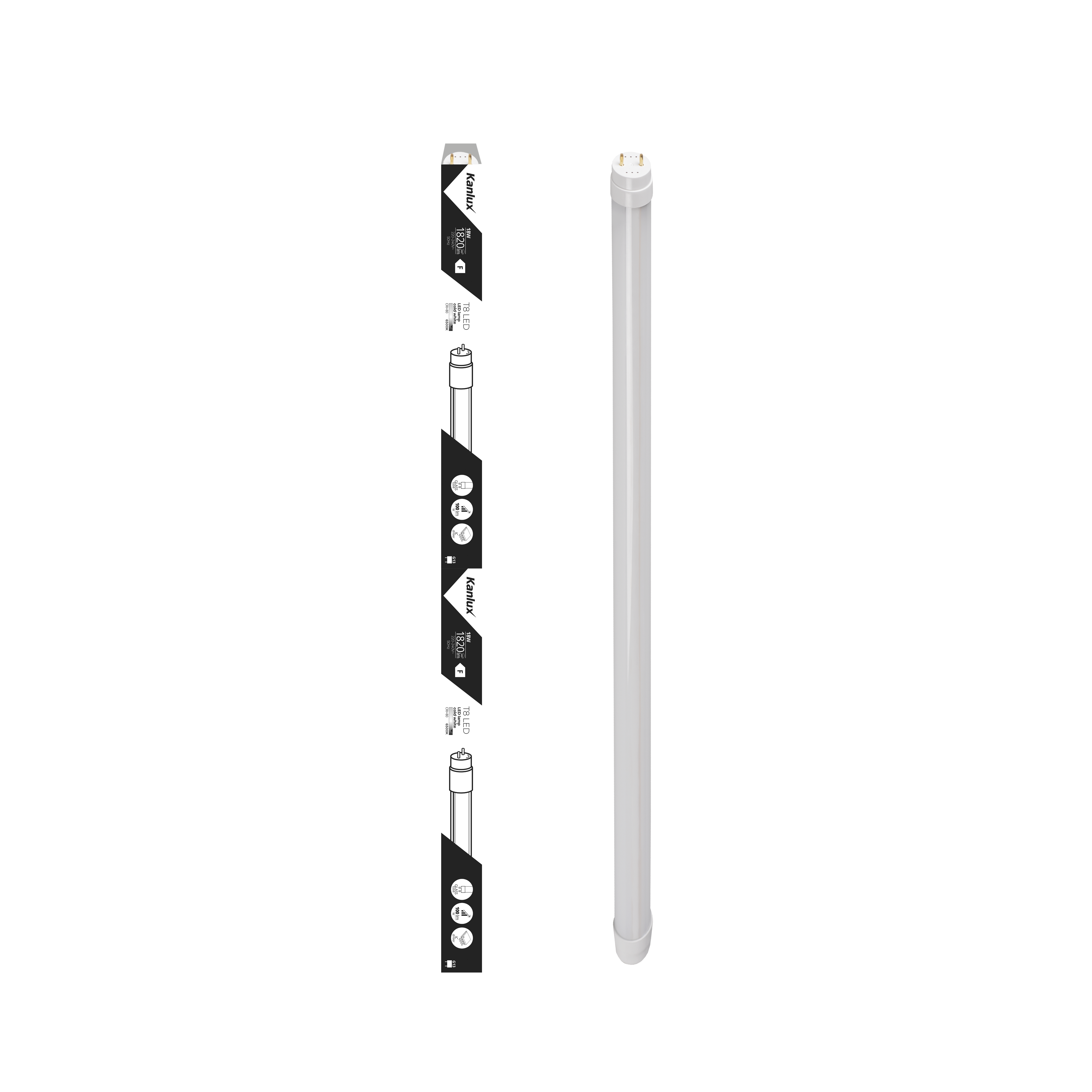 Świetlówka LED LIN G13 T8 18W 1820 lm 120 cm Zimna Biel