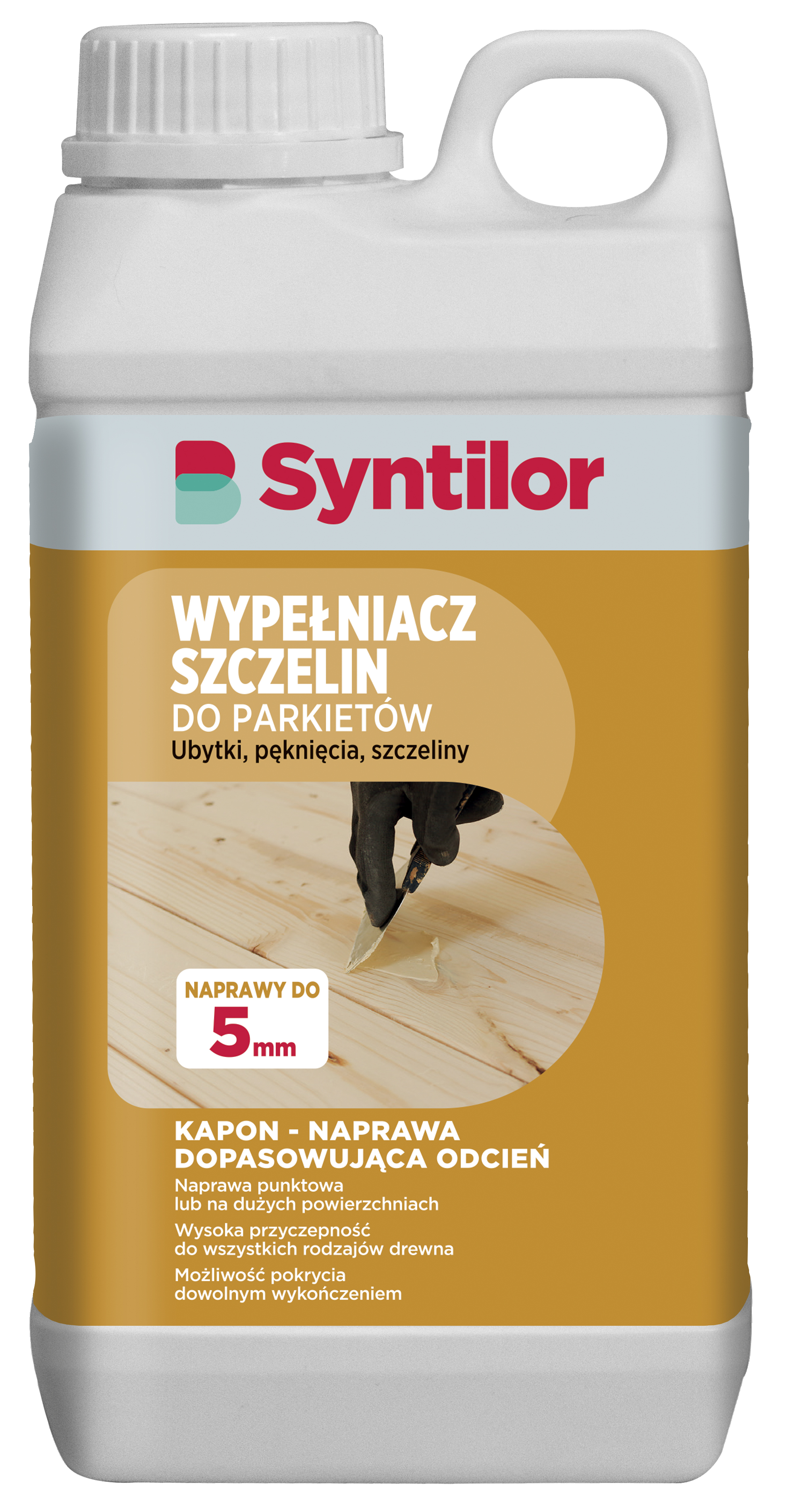 Wypełniacz szczelin do parkietów kapon 1 l Syntilor