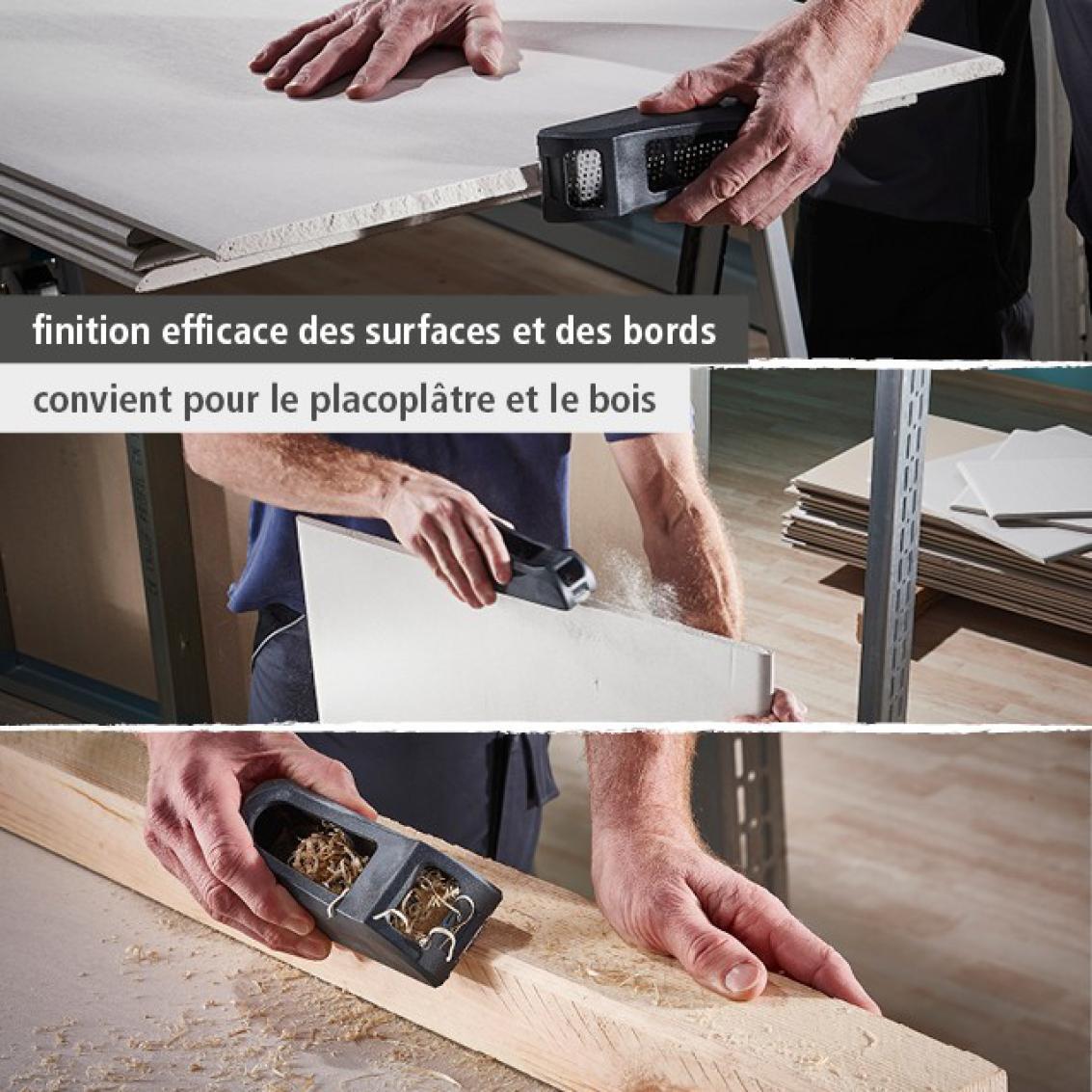 Rabot-bloc à une main pour plaque de plâtre WOLFCRAFT - 3