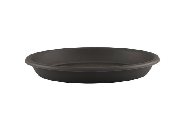 Plato redondo antracita D18 cm