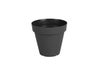 Maceta redonda de polipropileno ARTEVASI Capri ø 20 cm y 18.9 cm altura gris