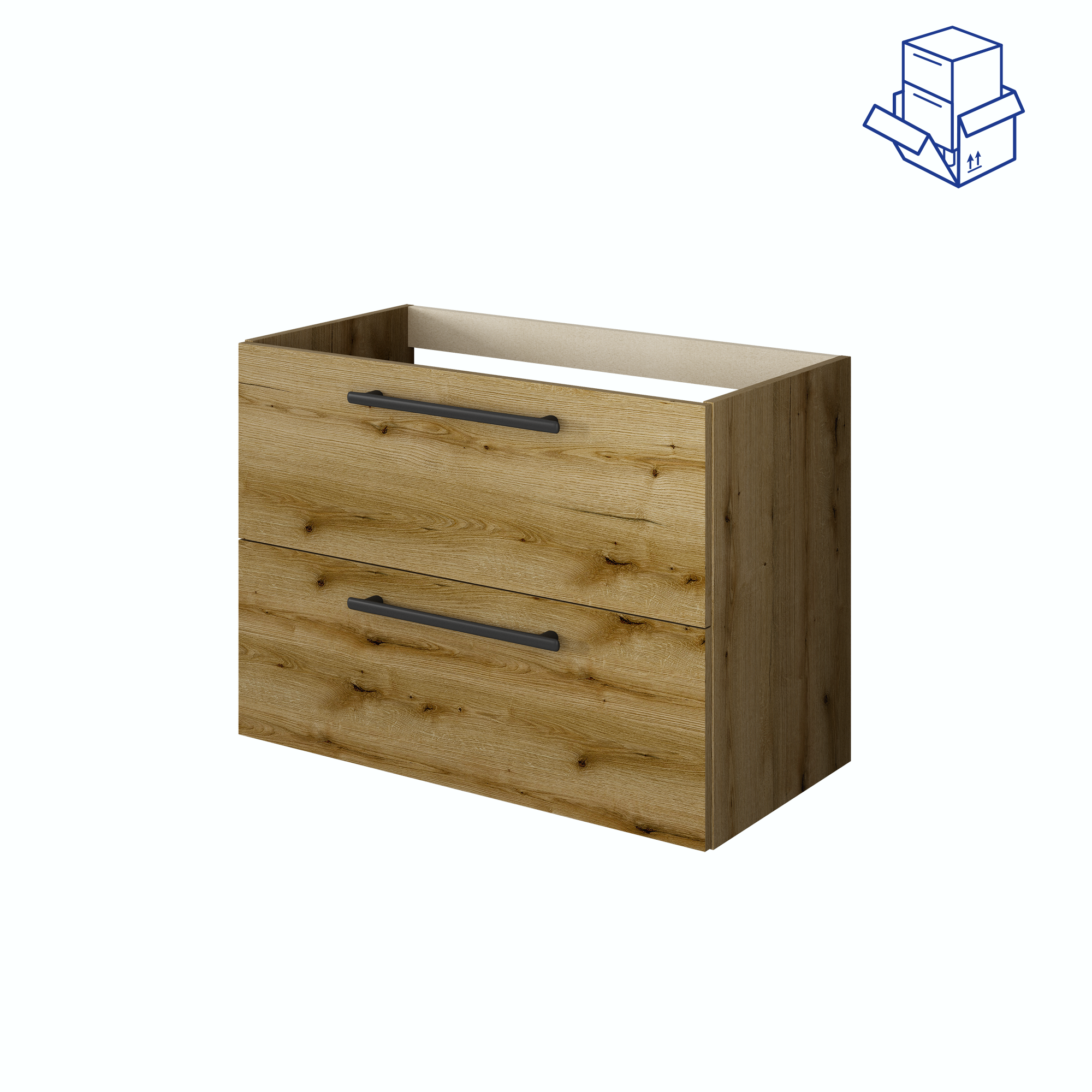 Mueble de baño Remix2 roble 60x40 cm (lavabo no incluido) - 7