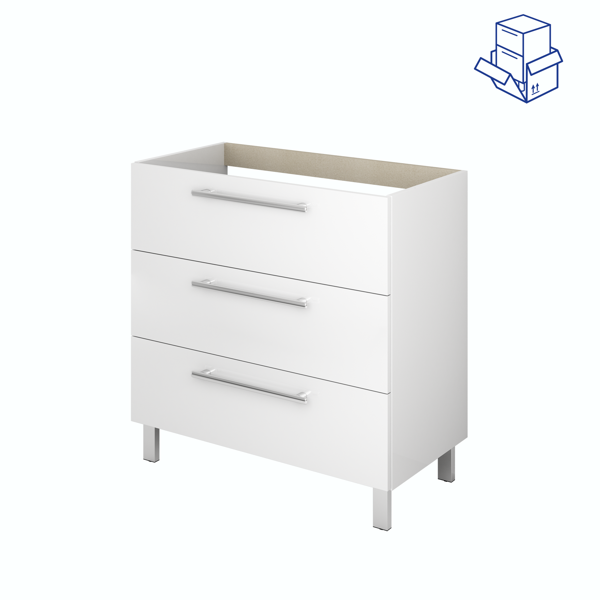 Mueble de baño Remix2 blanco 60x40 cm (lavabo no incluido) - 7