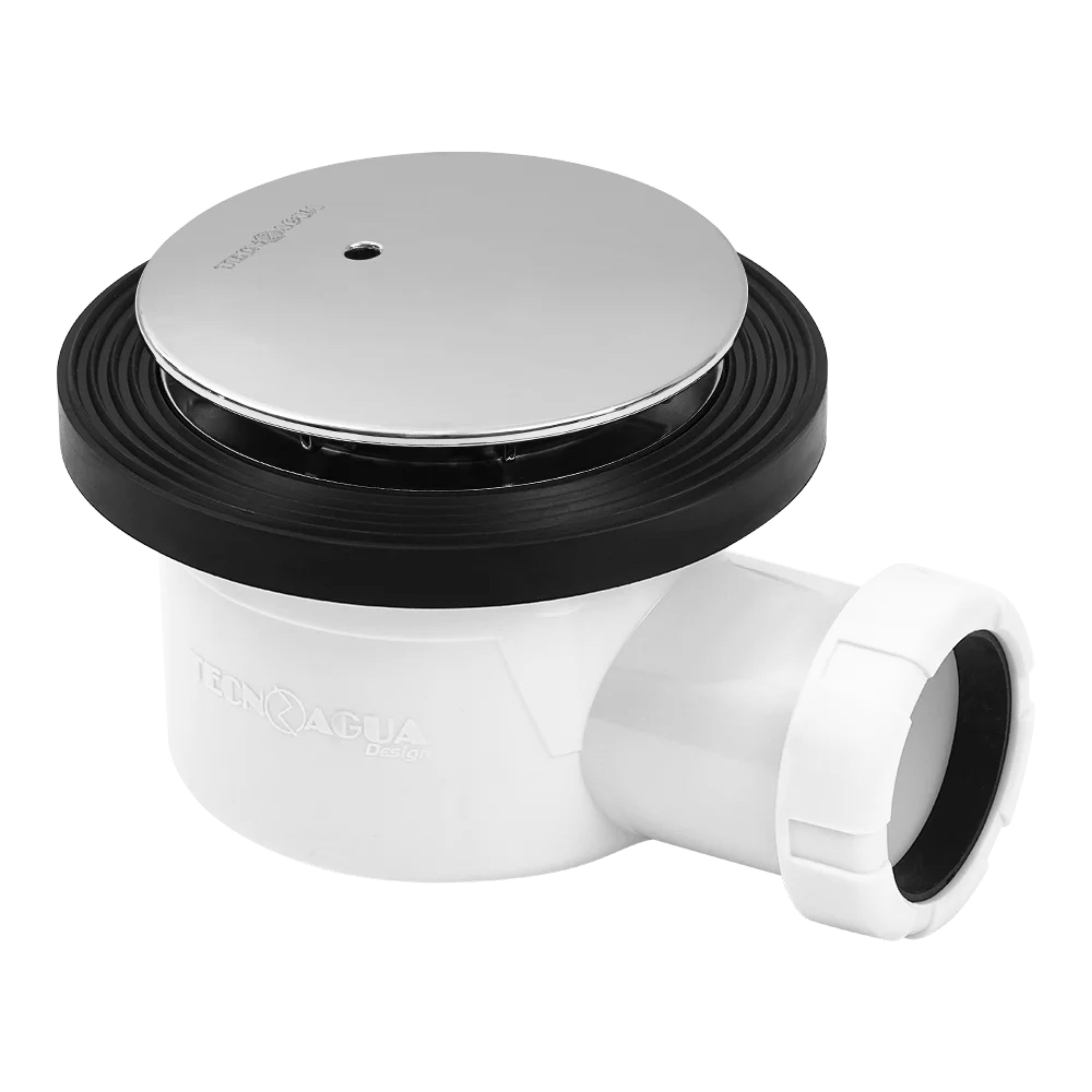 VÁLVULA PLATO DE DUCHA 90MM CON TORNILLO BLANCO TECNOAGUA - 2