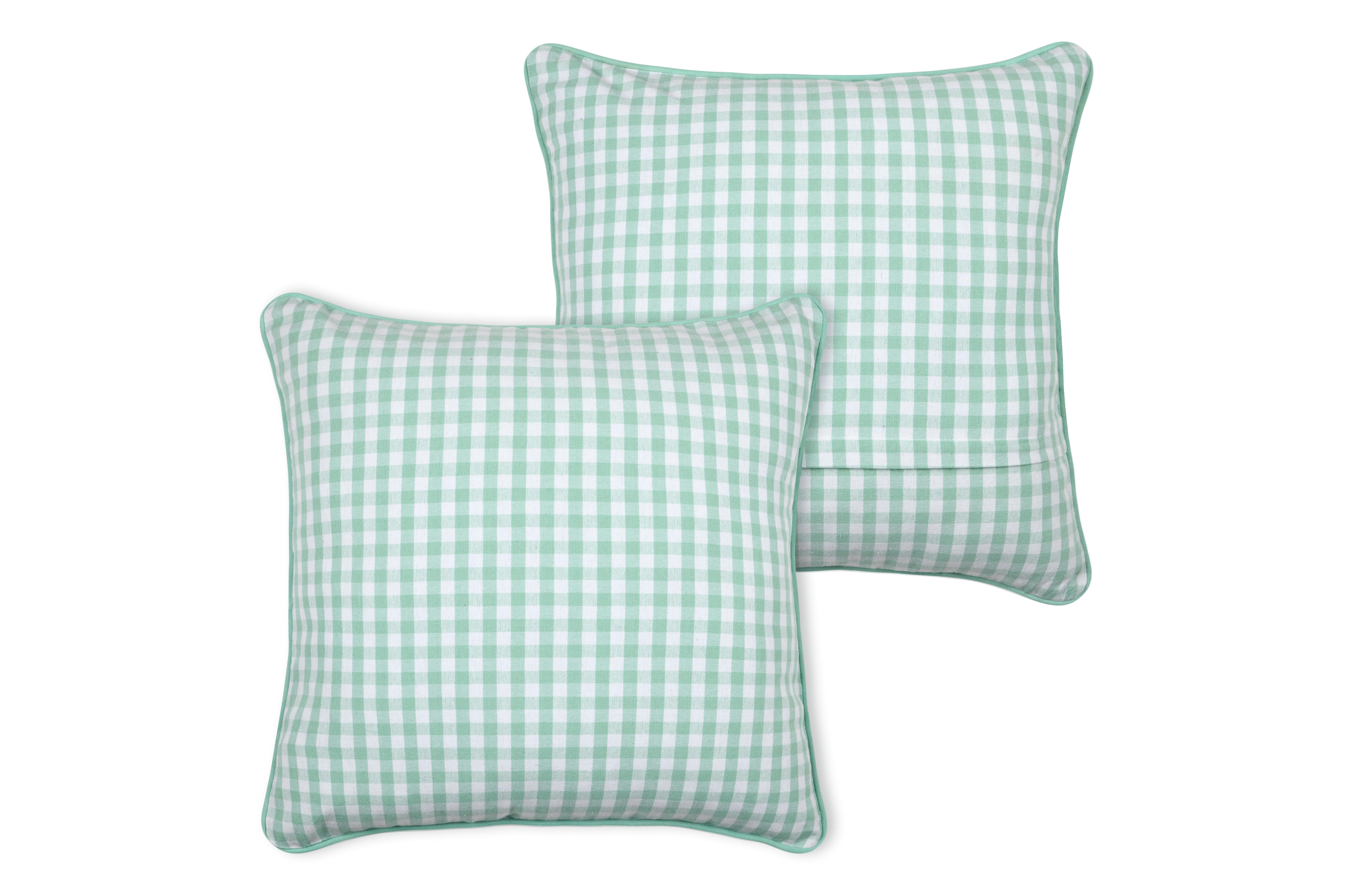 Coussin Bardot, menthe l.45 x L.45 cm - 4