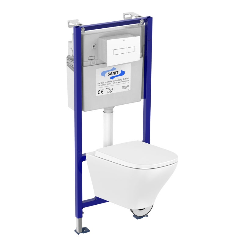 Zestaw podtynkowy WC ADAGIO ROCA z przyciskiem białym NV1