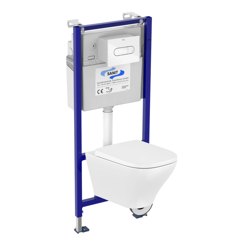 Zestaw podtynkowy WC ADAGIO ROCA z przyciskiem białym NV2