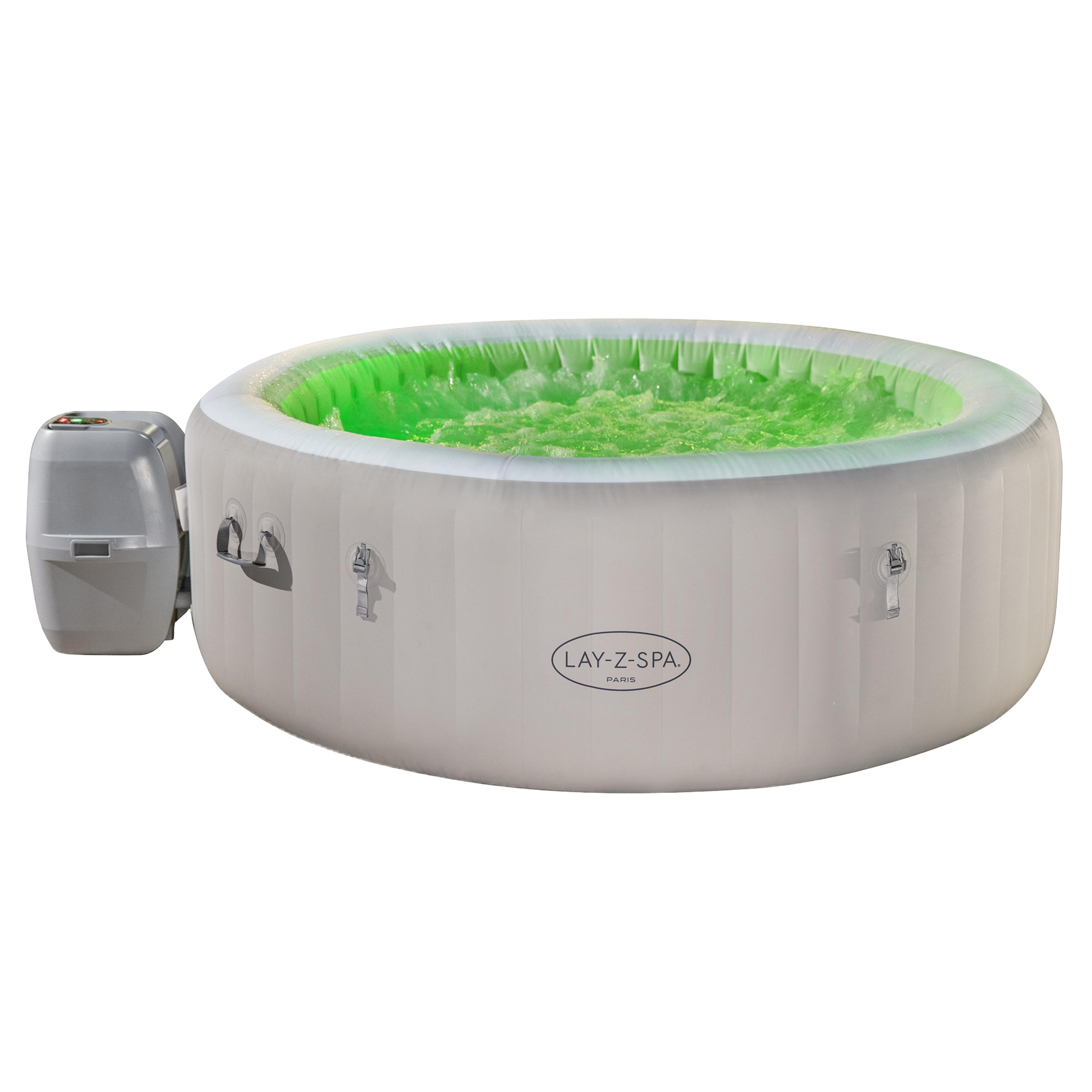 LAY-Z SPA dmuchane PARIS LED 6os 196x66cm jacuzzi ogrodowe Bestway