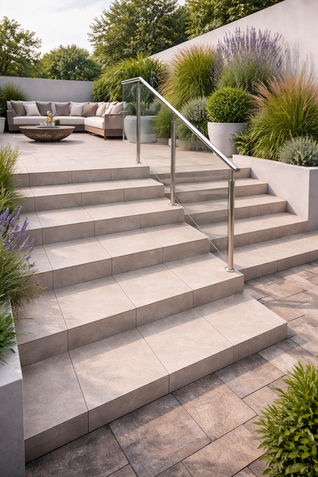 PELDAÑO PORCELÁNICO 32.5X32.5CM PRIME GREY ANTIDESLIZANTE - 2