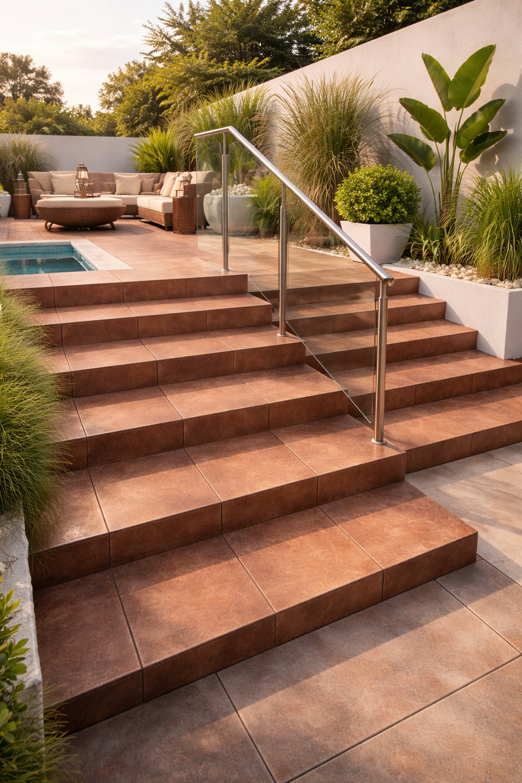 PELDAÑO PORCELÁNICO 32.5X32.5CM VILLAFAMES COTTO ANTIDESLIZANTE - 2