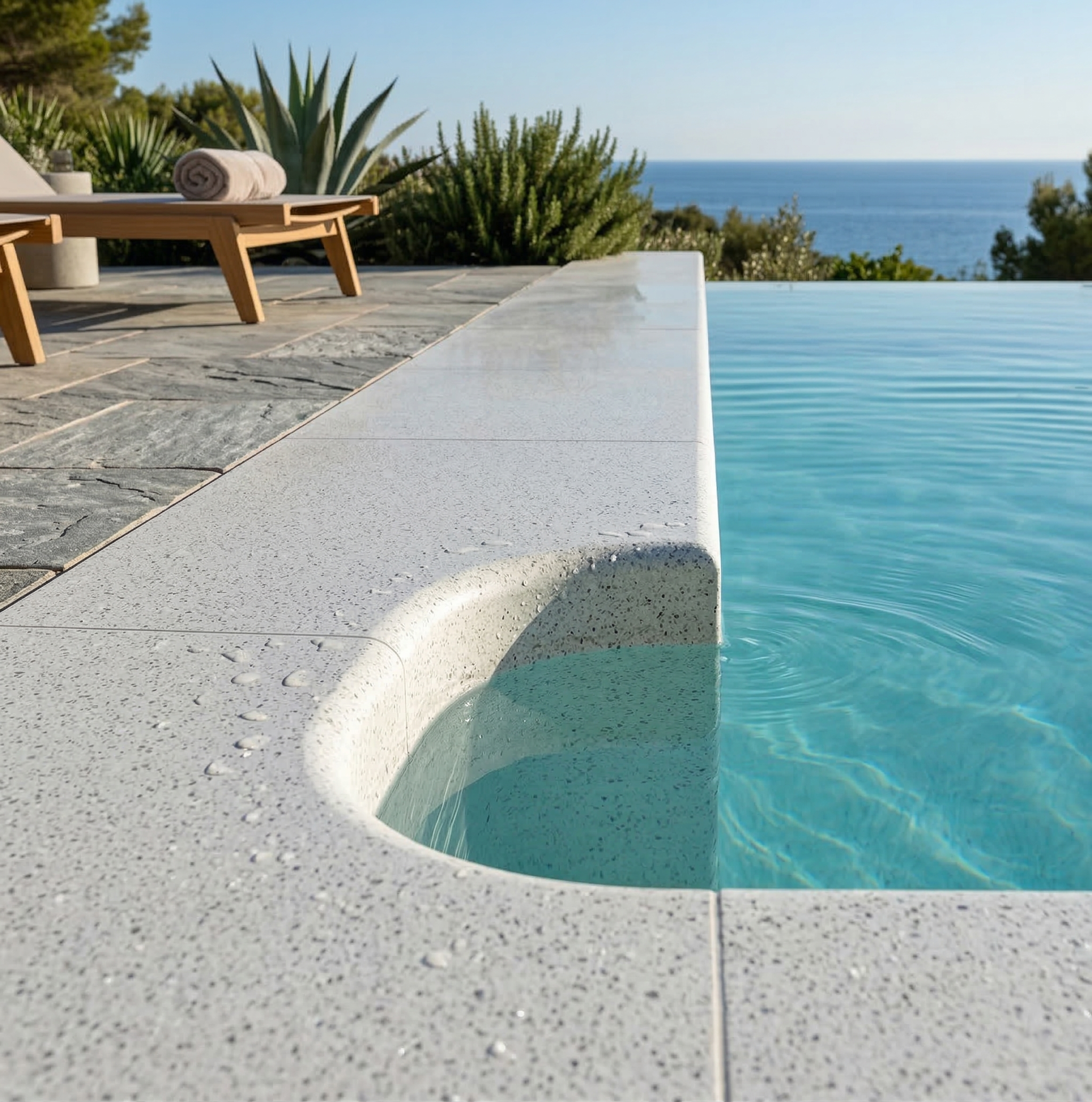 ESCUADRA INVERTIDA 35X35CM BALEARIS BLANCO - 2