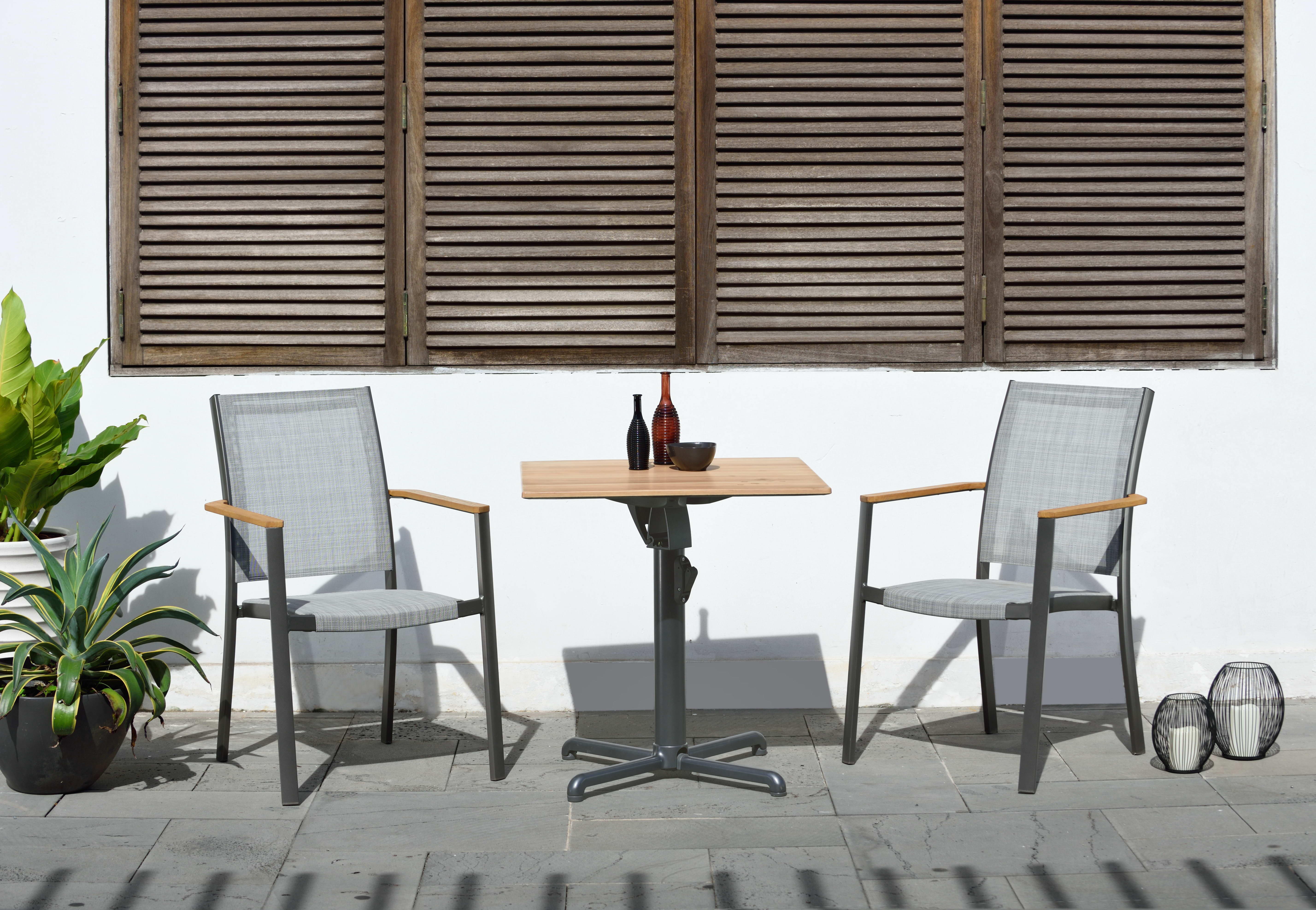 Mesa de jardín gyro de 70x74x70 cm salomon