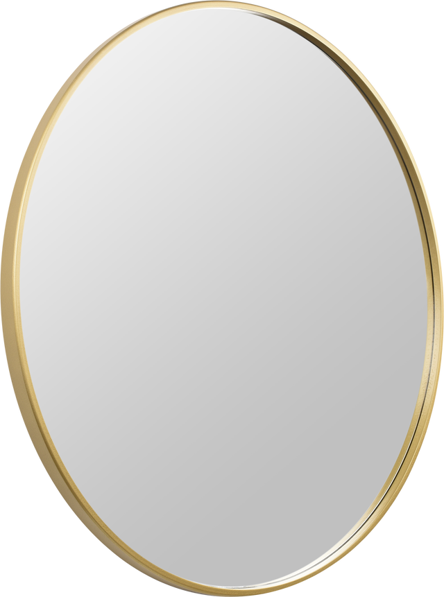 Specchio tondo dorato Ø 80 cm