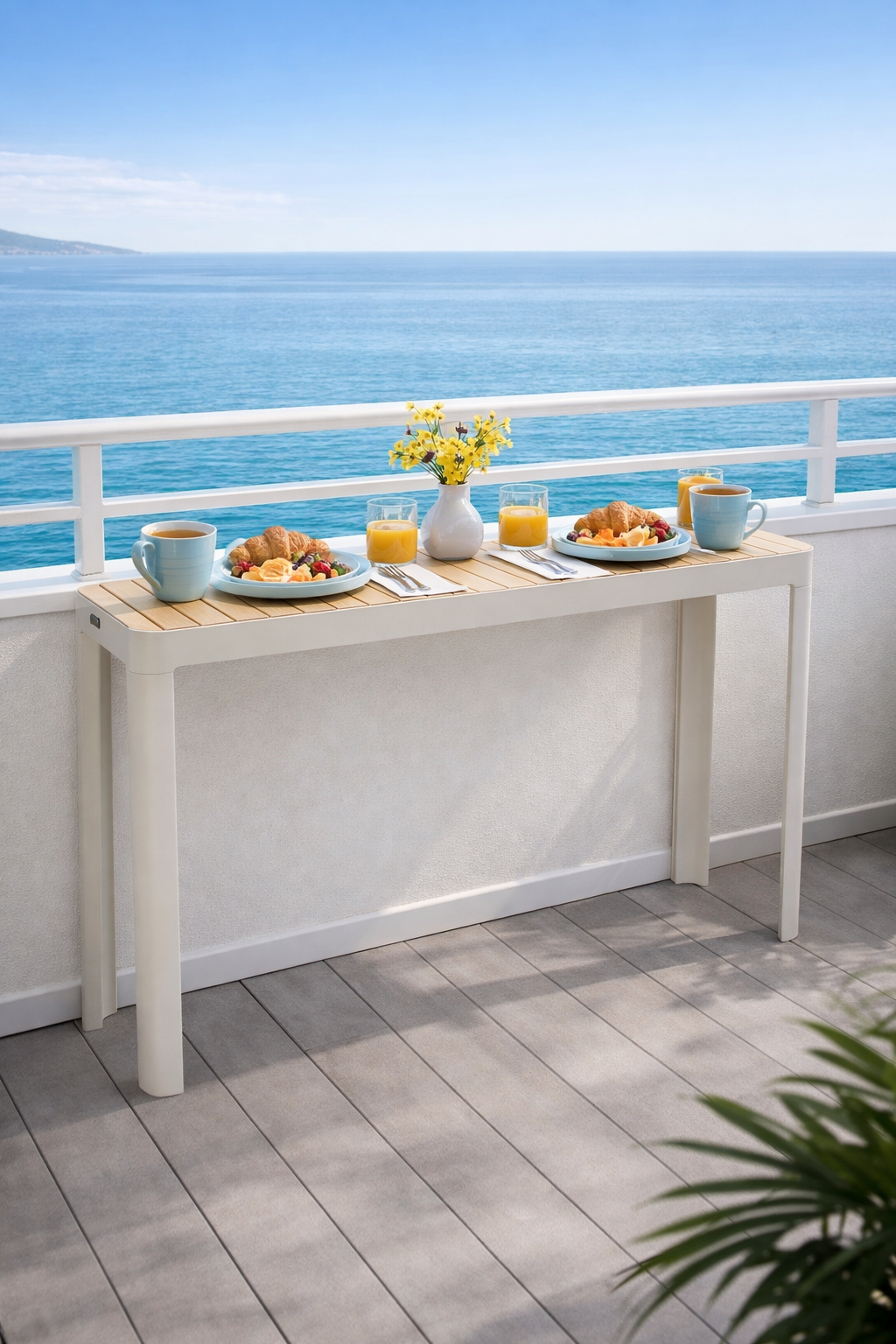 Mesa de jardín portals 140x75x40 cm lights