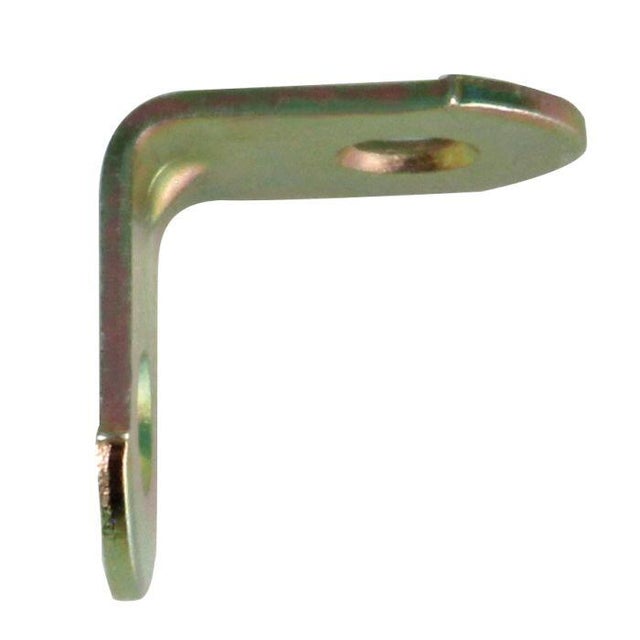 Escuadra ángulo de acero bicromatado de 30 x 30 x 16 mm
