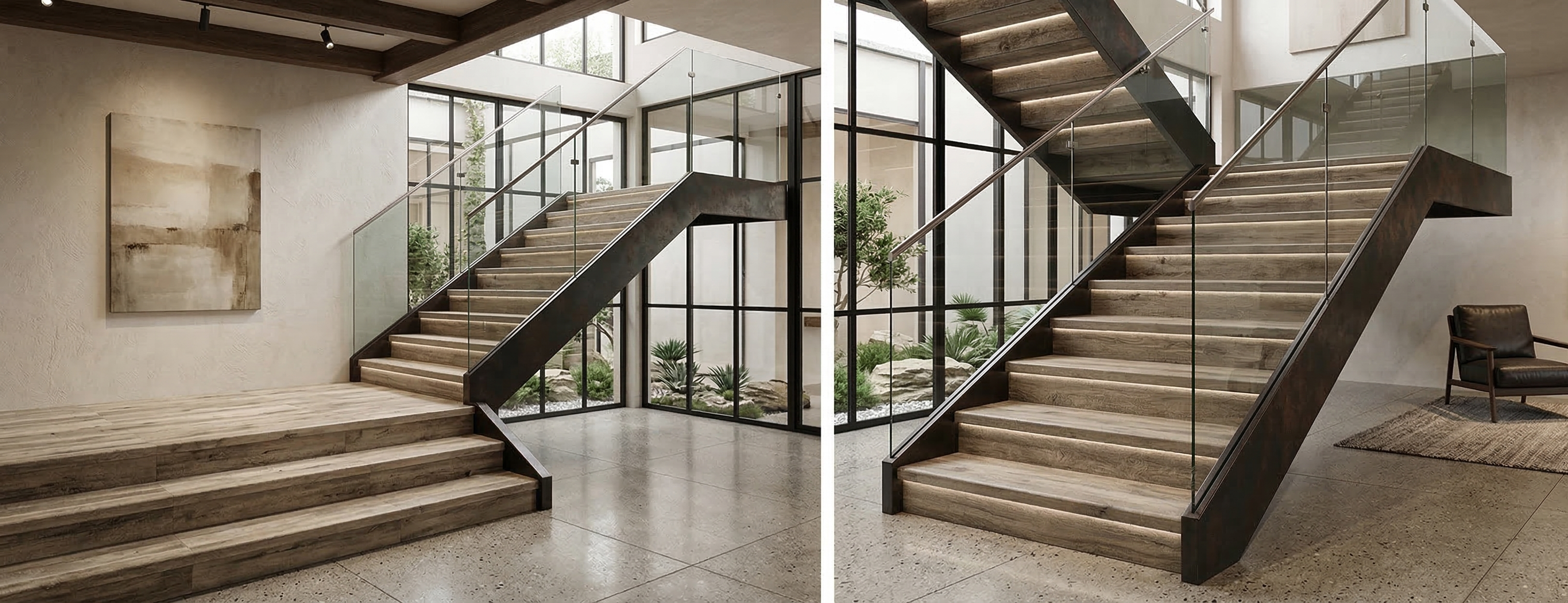 PELDAÑO PORCELÁNICO 31.7X120CM TAUPE - 2